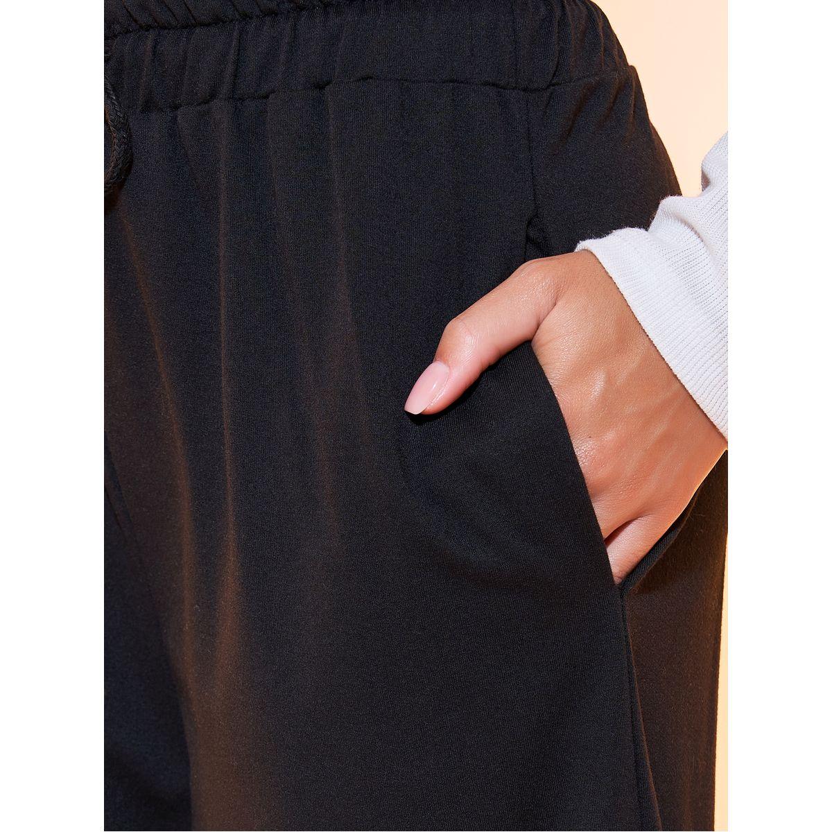 Styli Elastic Waistband Straight Leg Pants-women-clothing-bottoms-trousers-image-3