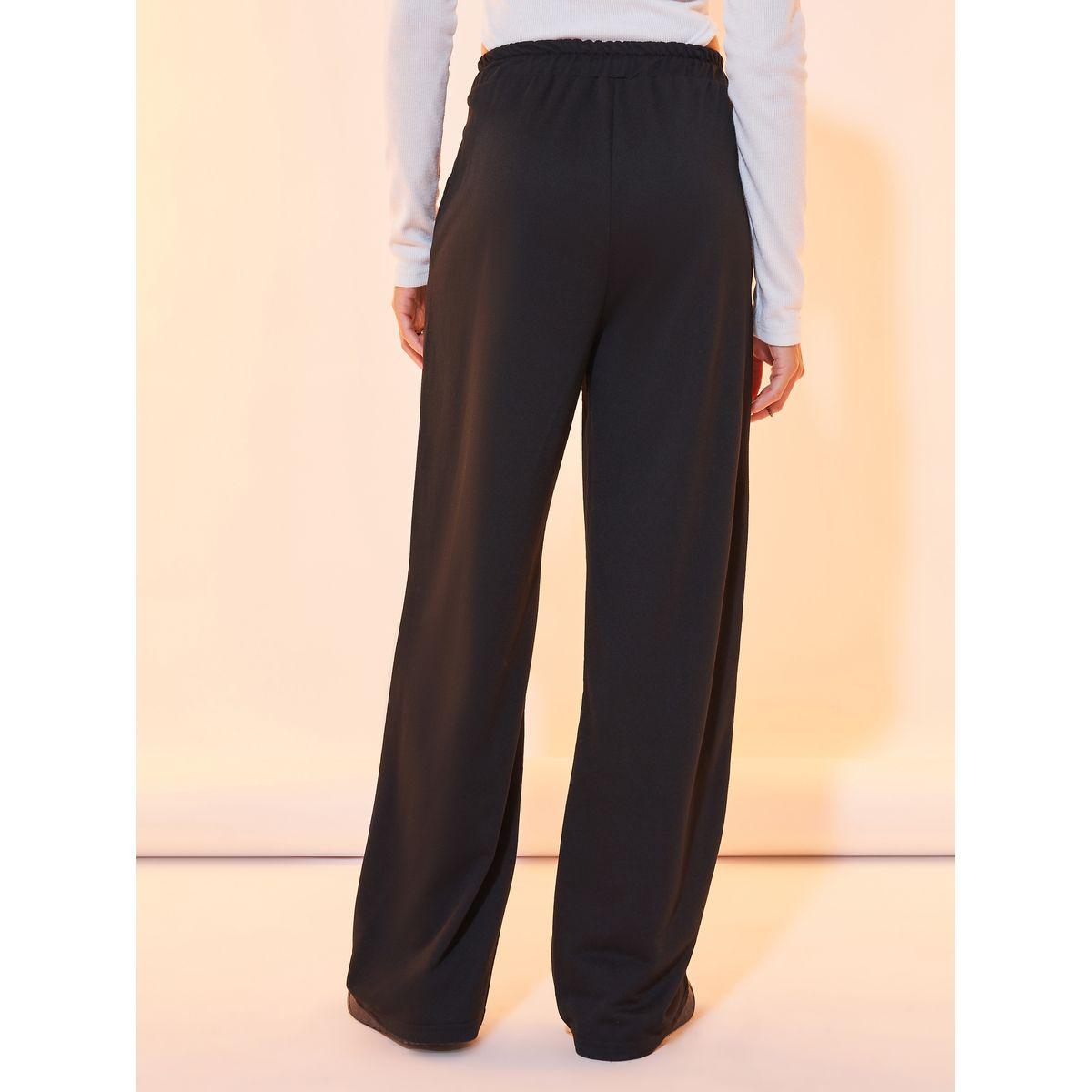 Styli Elastic Waistband Straight Leg Pants-women-clothing-bottoms-trousers-image-4
