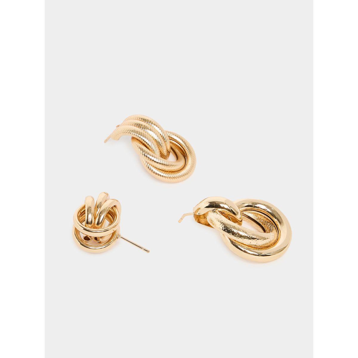 مجموعة من 3 اقراط متنوعة-women-watchesandjewellery-jewellery-earrings-image-2