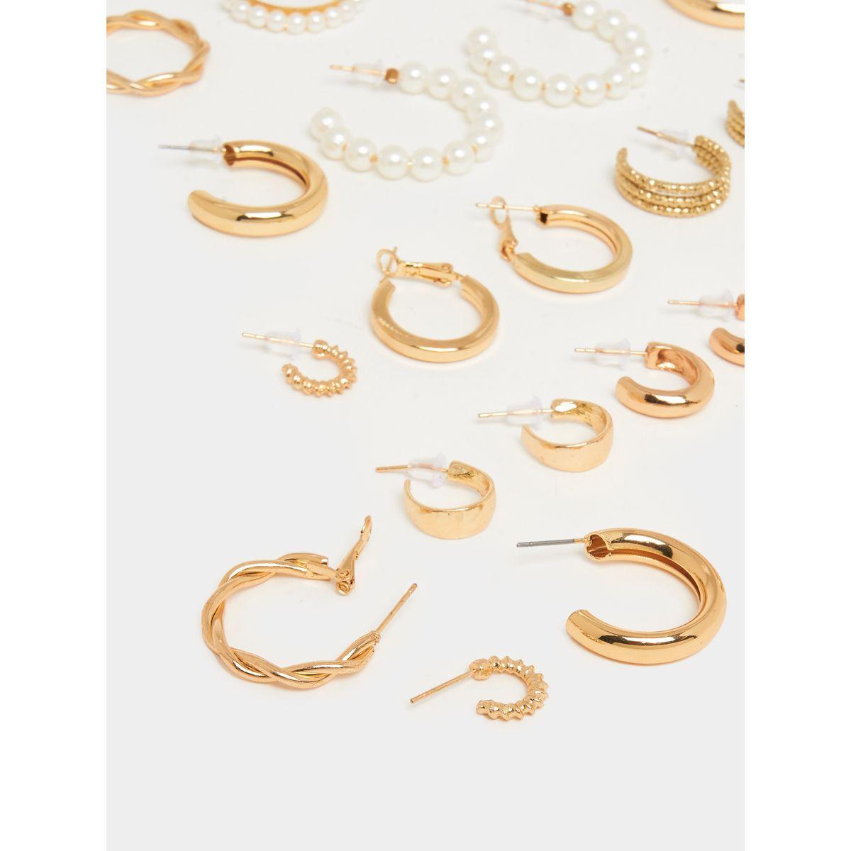 مجموعة من 18 أقراط أذن متنوعة-women-watchesandjewellery-jewellery-earrings-image-4
