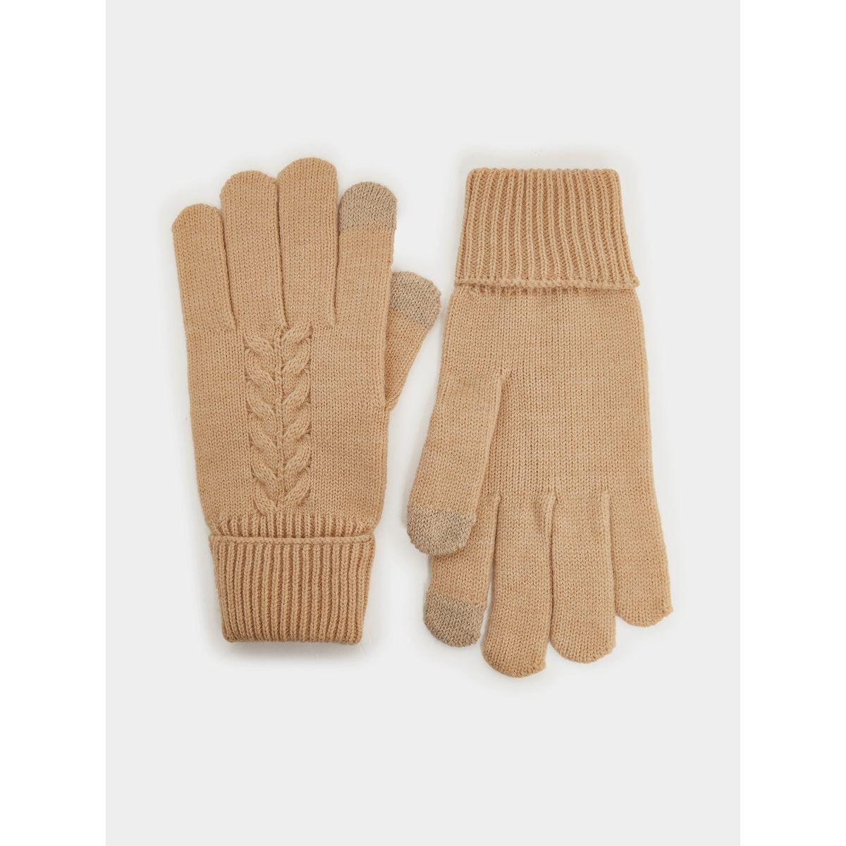 قفازات يد محبوكة-women-winterwear-gloves-image-1