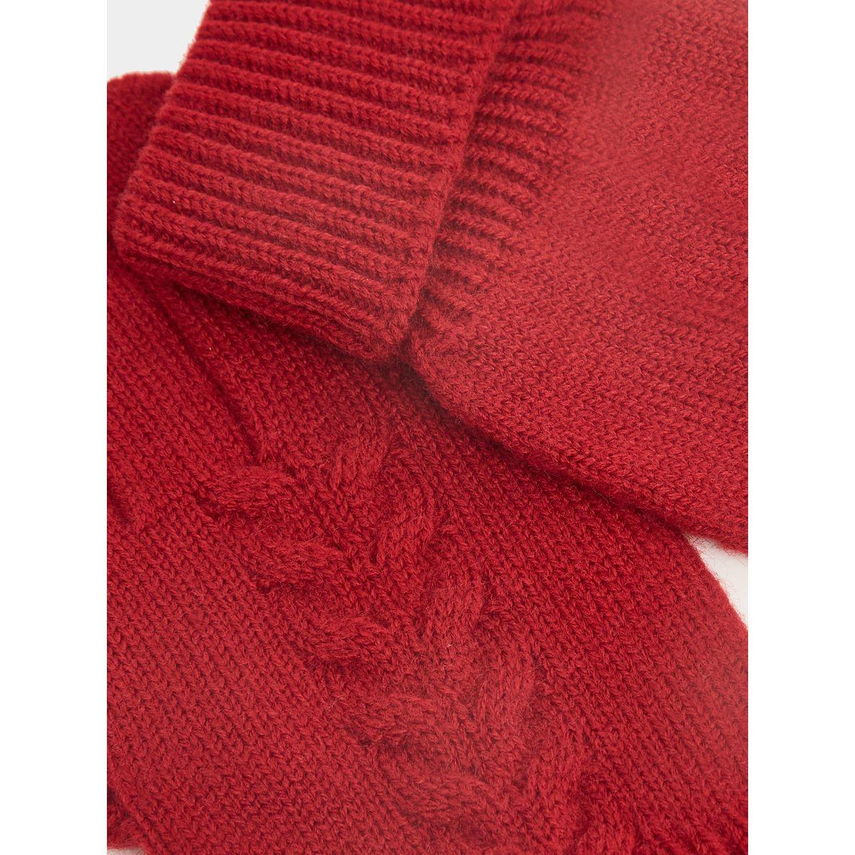 Styli Cable Knit Texture Winter Gloves-women-winterwear-gloves-image-2