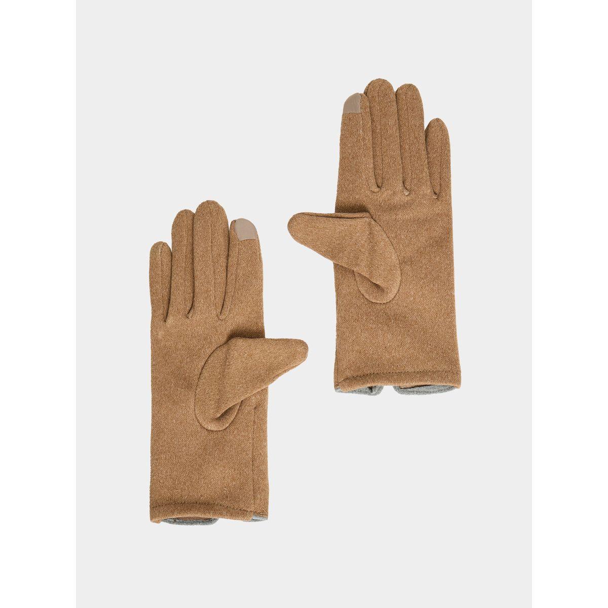 Styli Pom Pom Detail Winter Gloves-women-winterwear-gloves-image-2