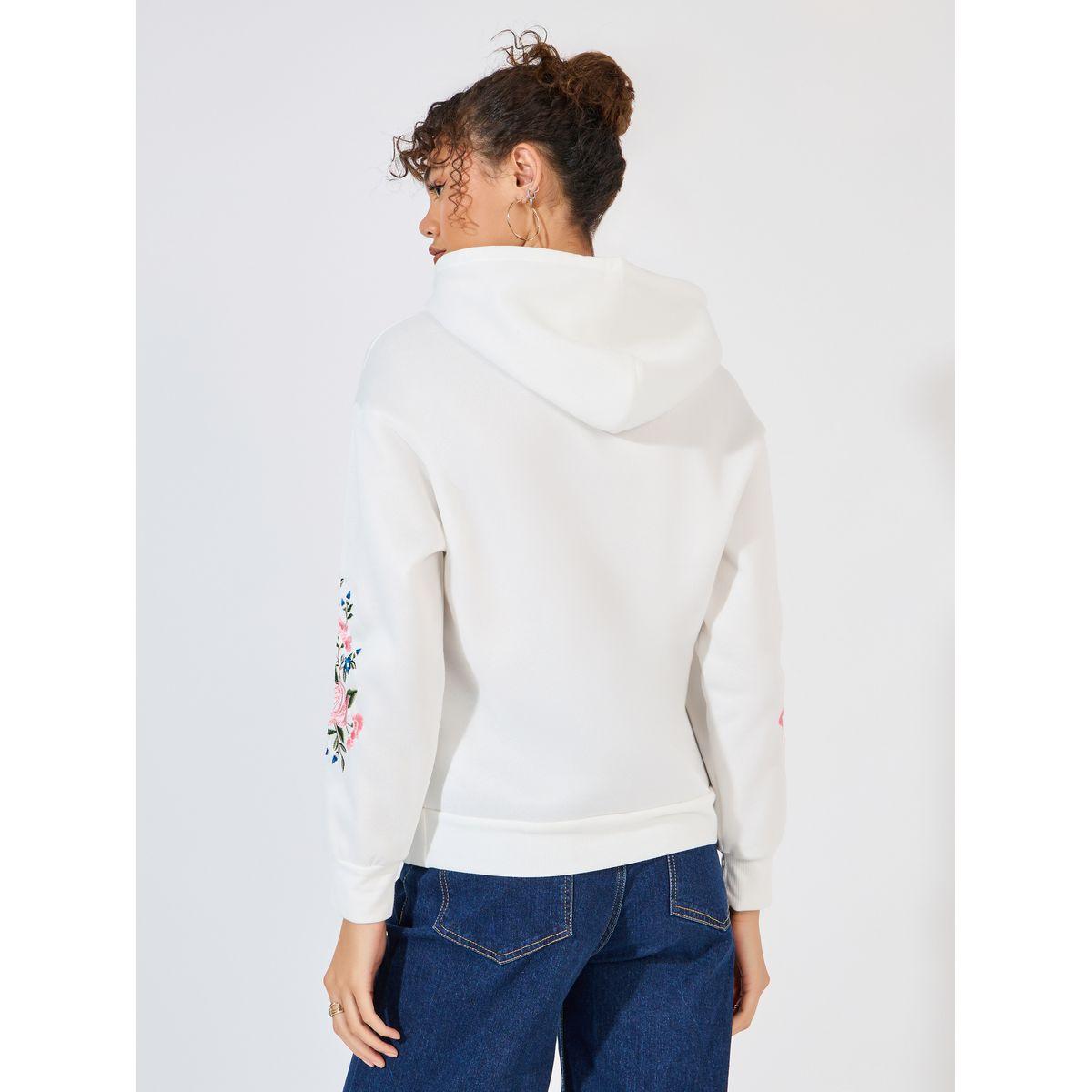 Styli Elevate Regular Fit Embroidered Sleeves Hoodie-women-winterwear-hoodiesandsweatshirts-hoodies-image-4