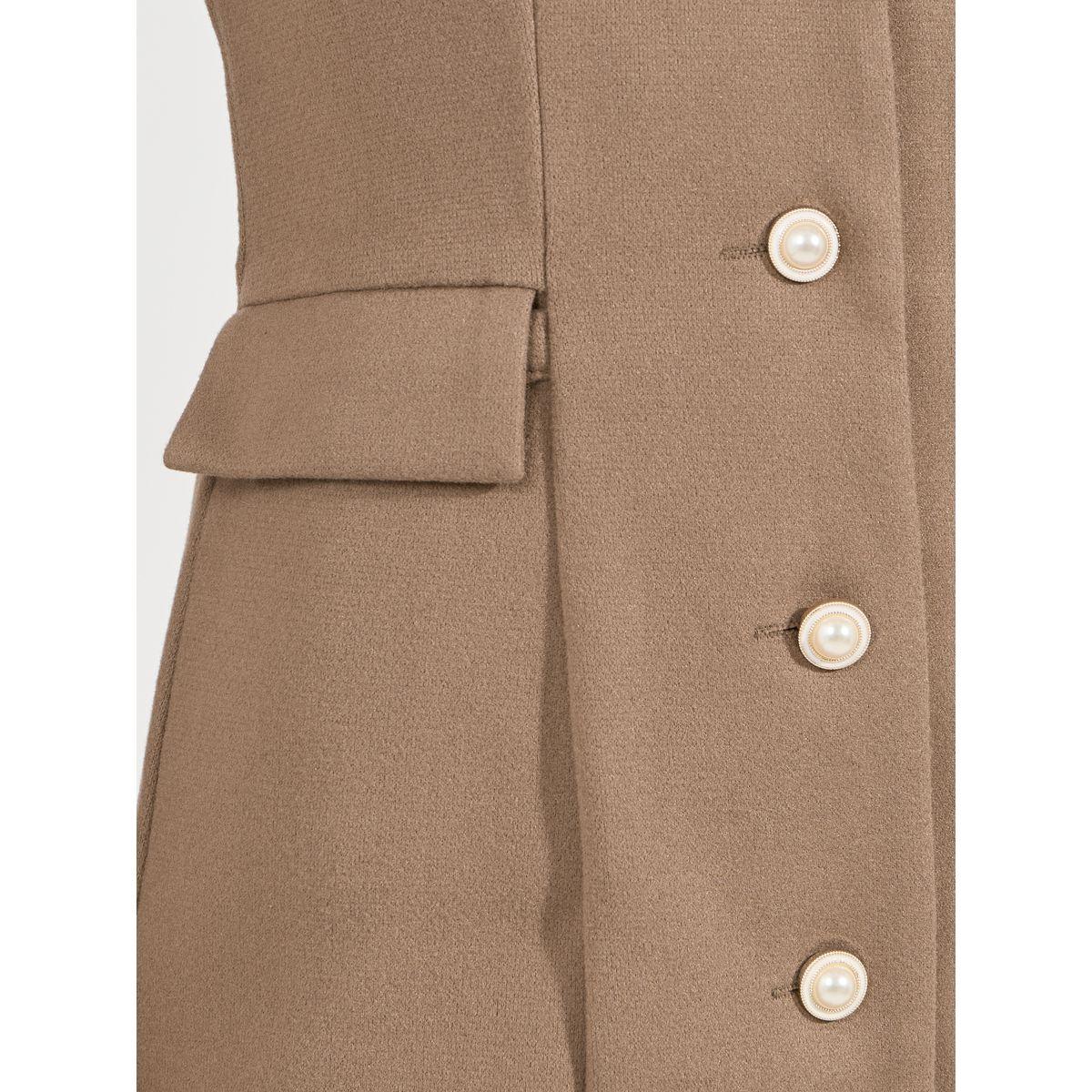 Styli Limited Shawl Collar Wool Like Blazer Midi Dress with Flap Detail-women-clothing-dresses-image-3