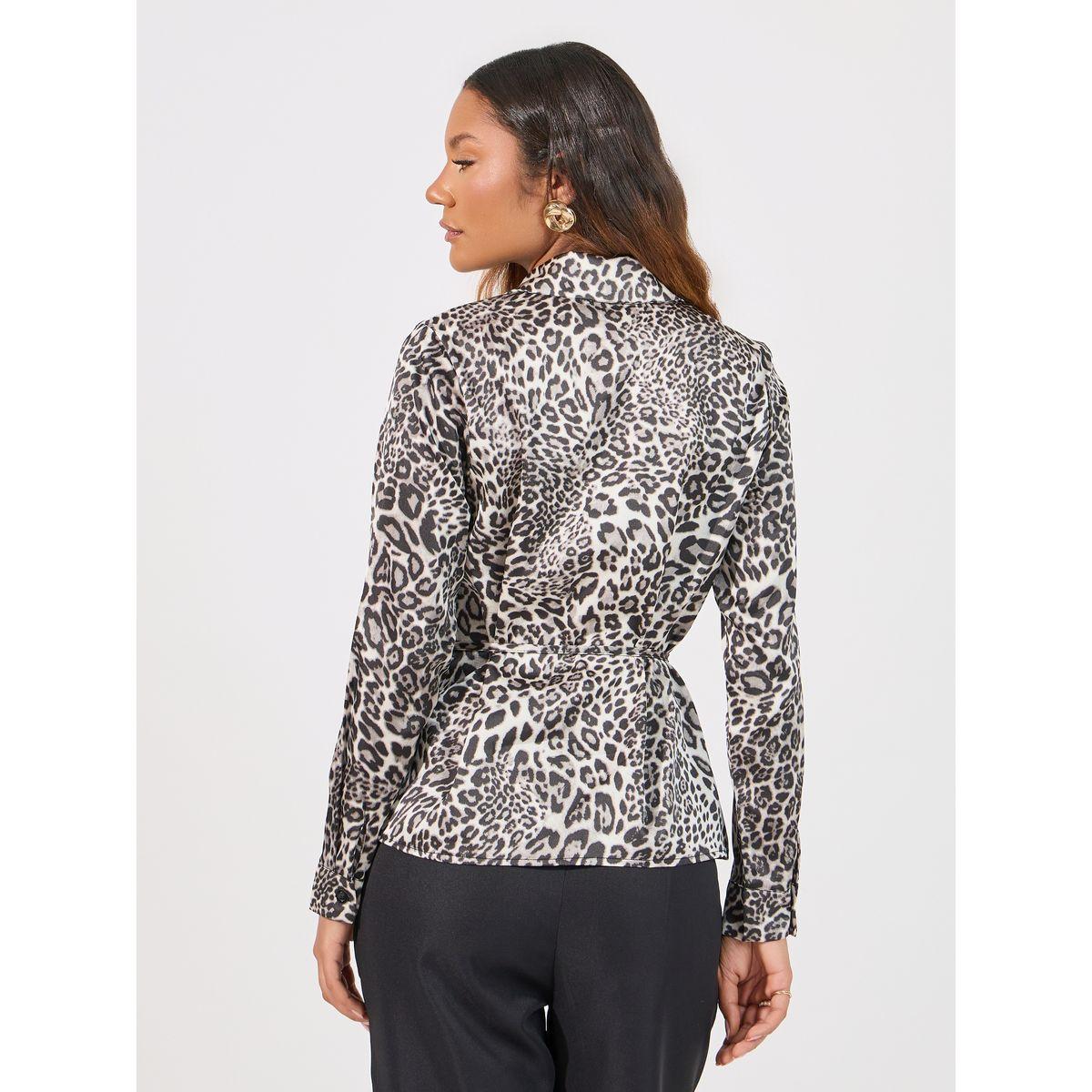 بلوزة ساتان بطبعة حيوان مع أربطة-women-clothing-shirtsandblouses-shirts-image-4