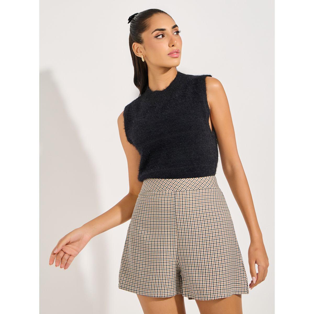 Styli Soft Textured Sleeveless Knit Top-women-clothing-tshirts-image-1