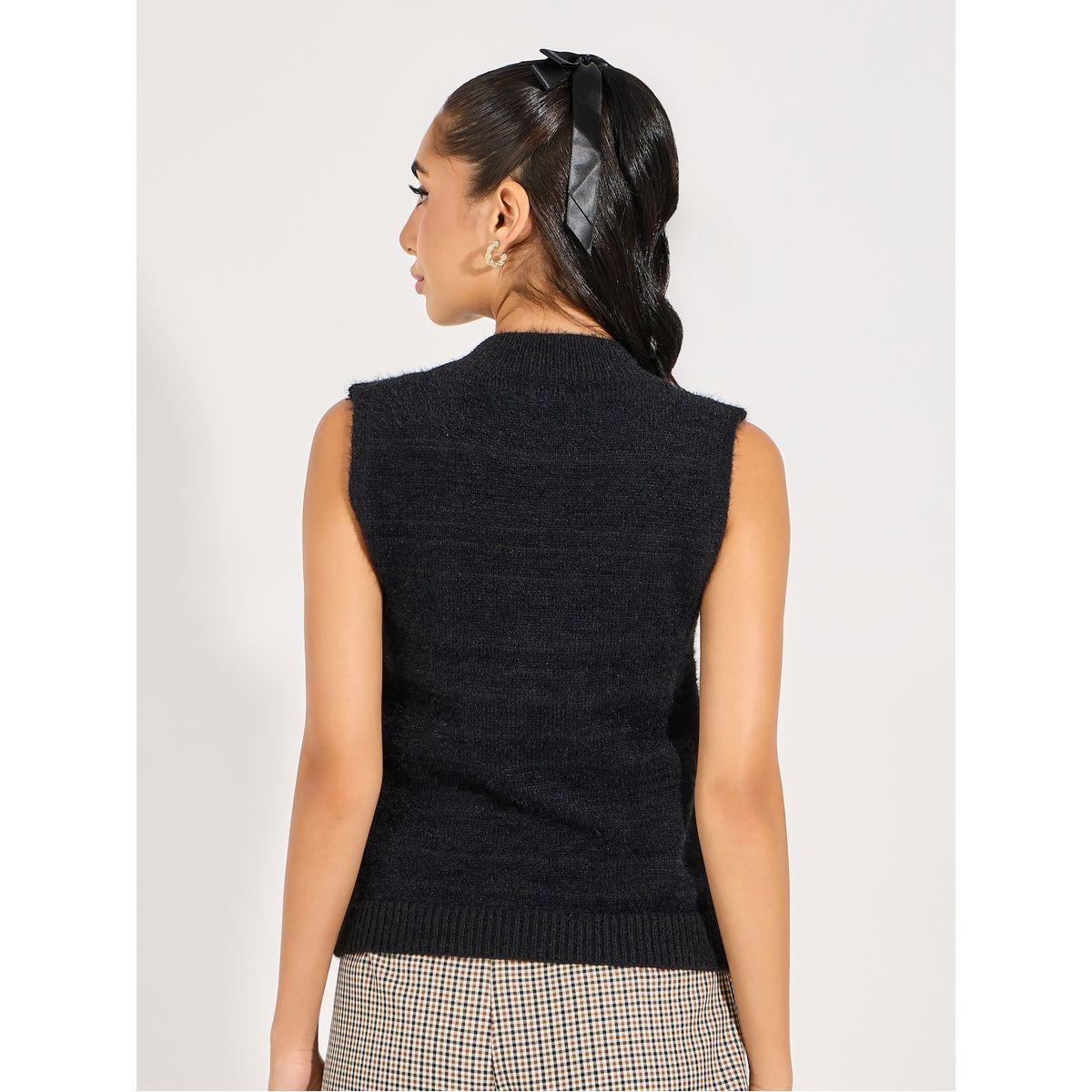 Styli Soft Textured Sleeveless Knit Top-women-clothing-tshirts-image-5