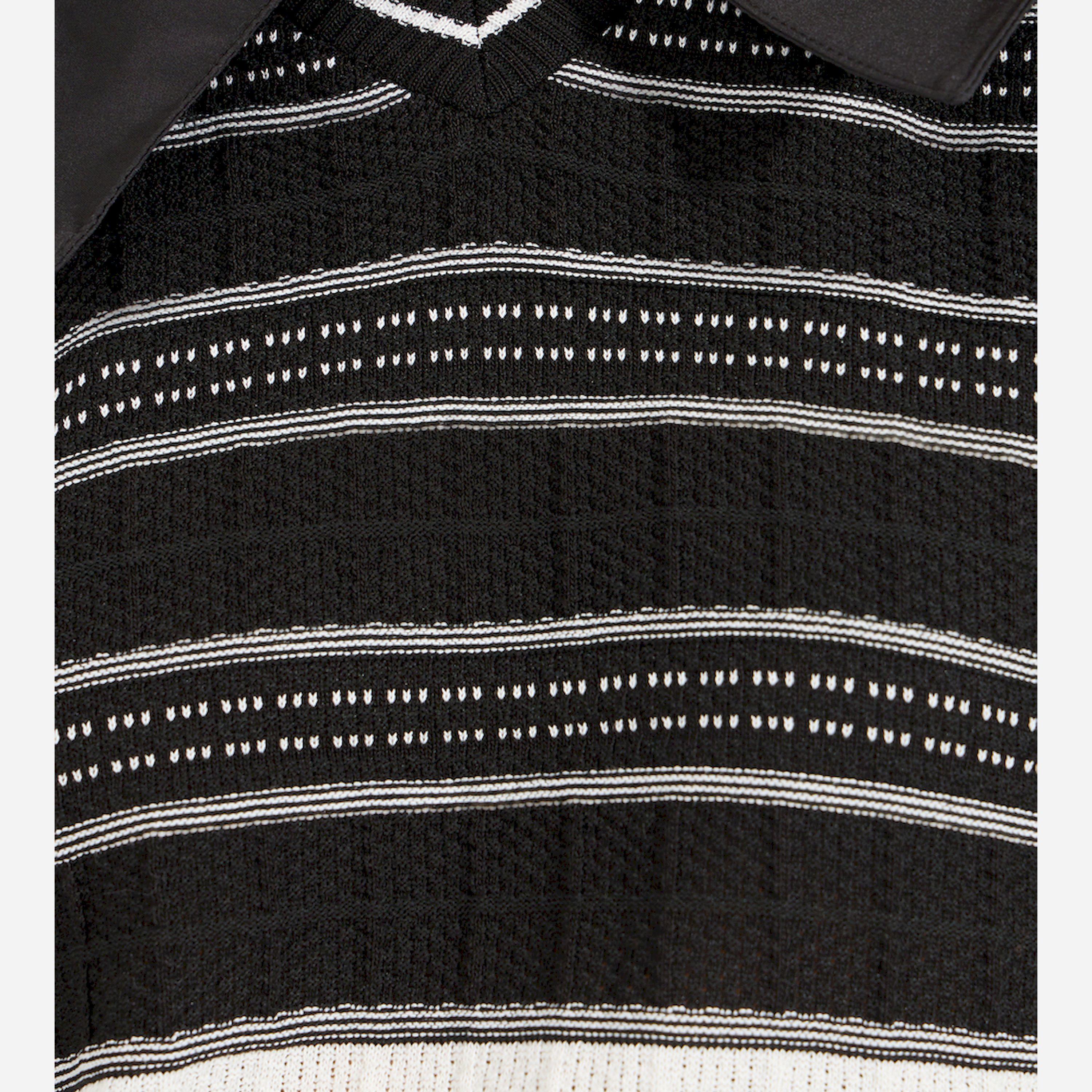 Styli Striped 2In1 Style Collared Knit Top-women-clothing-shirtsandblouses-blouses-image-3