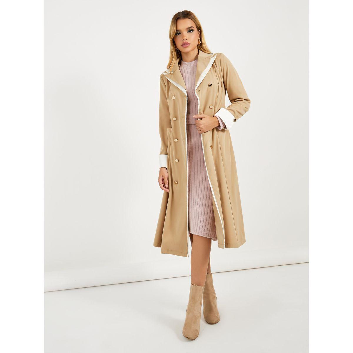 فستان ميدي بتفاصيل مُتباينة وأزرار-women-clothing-dresses-image-1