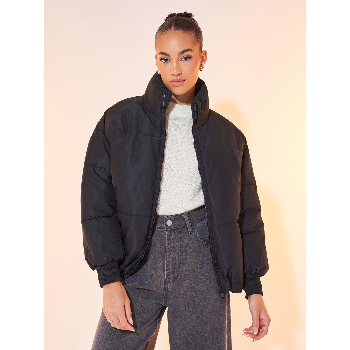 Styli Solid Zipper Padded Coat-women-clothing-coatsandjackets-coats-image-1
