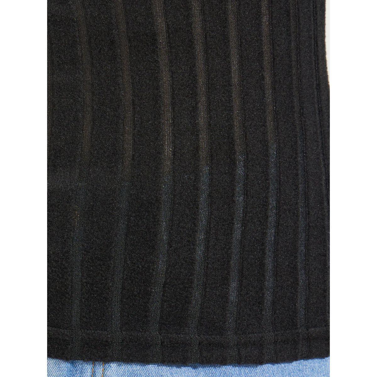 Styli Textured Turtle Neck Fitted Knit Top-women-clothing-shirtsandblouses-blouses-image-4