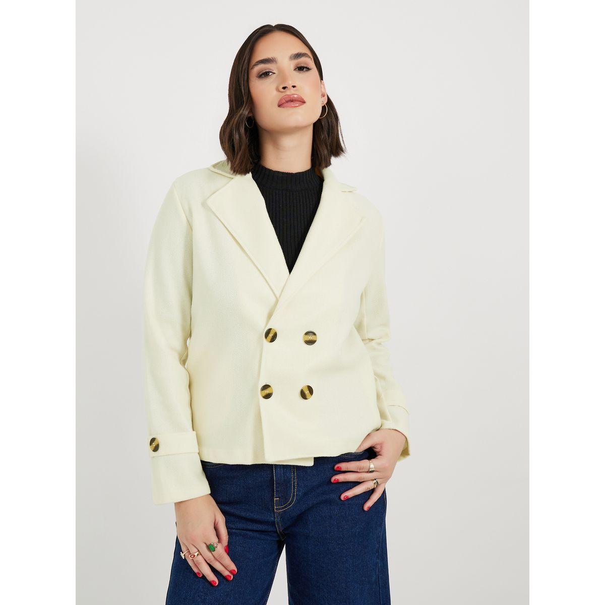 بليزر بقصة عادية مع أزرار-women-clothing-coatsandjackets-blazers-image-3