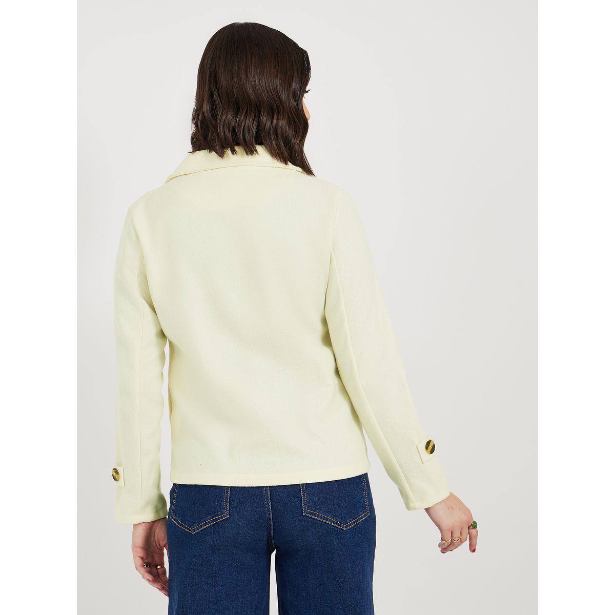 Styli Regular Fit Short Length Wool Like Blazer-women-clothing-coatsandjackets-blazers-image-5