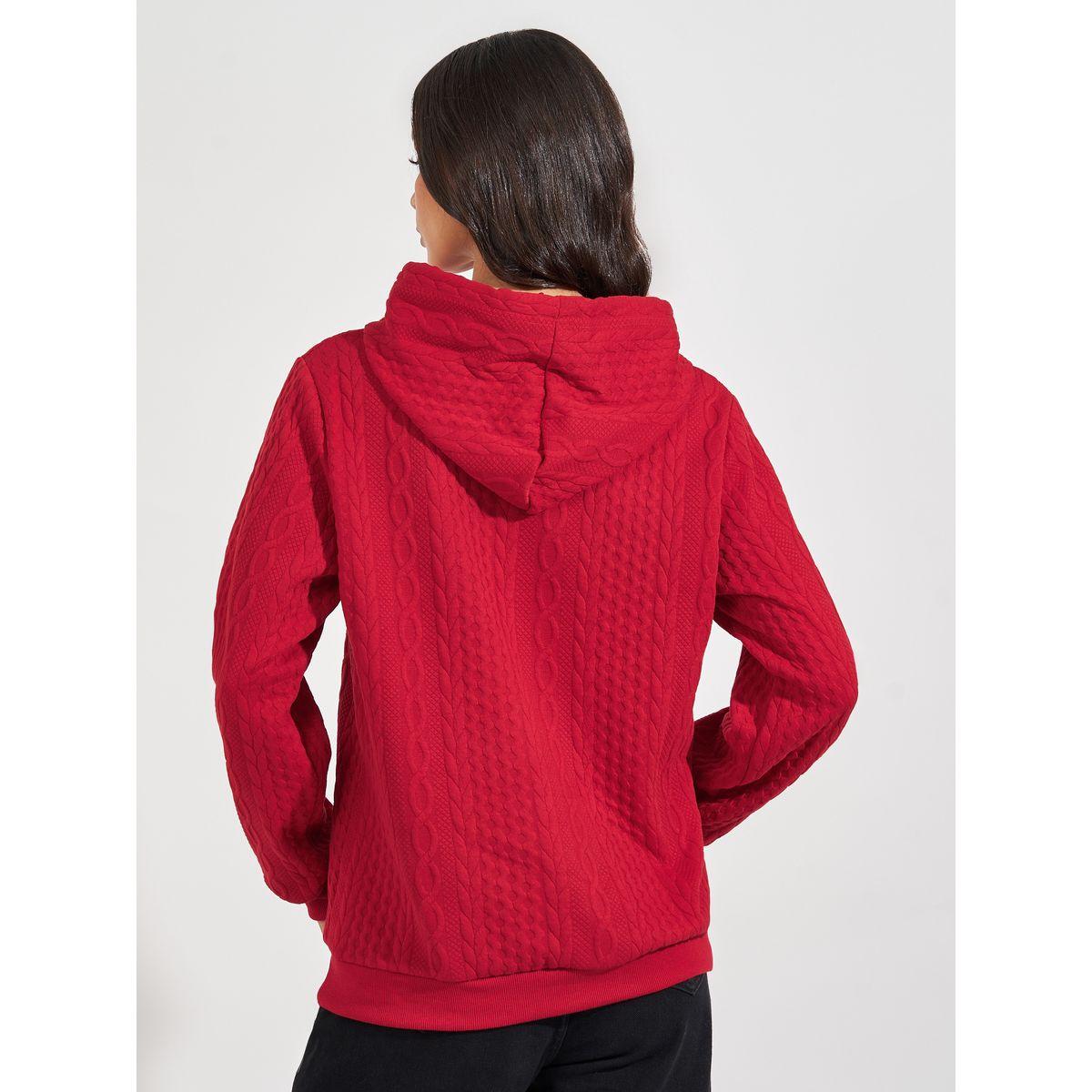 Styli Oversized Regular Length Textured Hoodie-women-winterwear-hoodiesandsweatshirts-hoodies-image-4