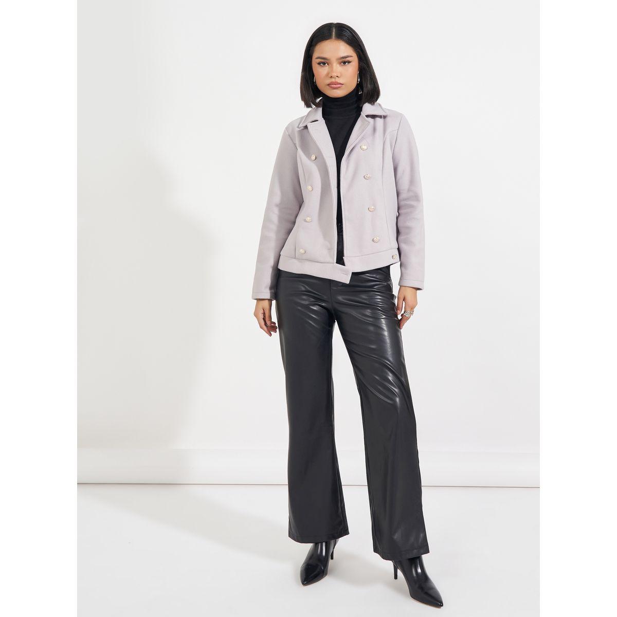 Styli Regular Fit Regular Length Military Style Jacket-women-winterwear-coatsandjackets-jackets-image-2