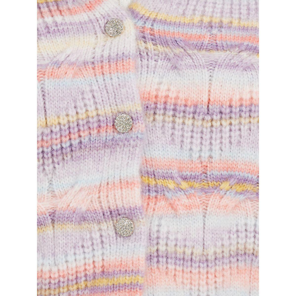 Styli Regular Fit Ombre Knit Button Down Cardigan-women-winterwear-cardigansandjumpers-cardigans-image-3