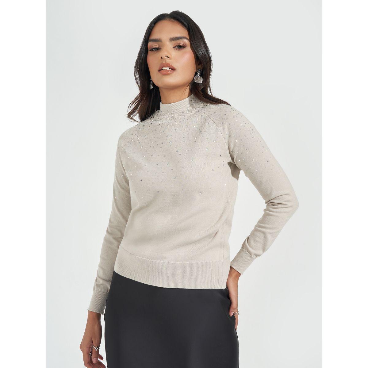 Styli Limited Solid High Neck Sweater-women-clothing-cardigansandjumpers-jumpers-image-1