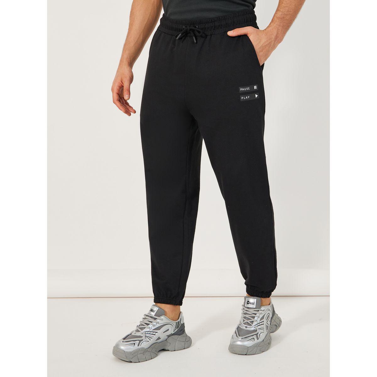Styli Graphic Print Oversized T-Shirt & Terry Joggers Co-Ords-men-clothing-coordsets-image-5