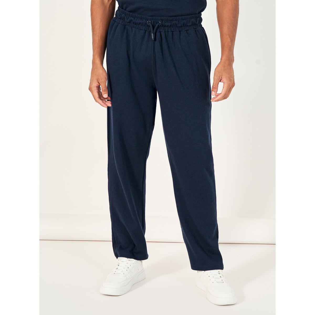 Styli Back Print Oversized T-Shirt & Open Hem Joggers Interlock Co-Ords-men-clothing-coordsets-image-5