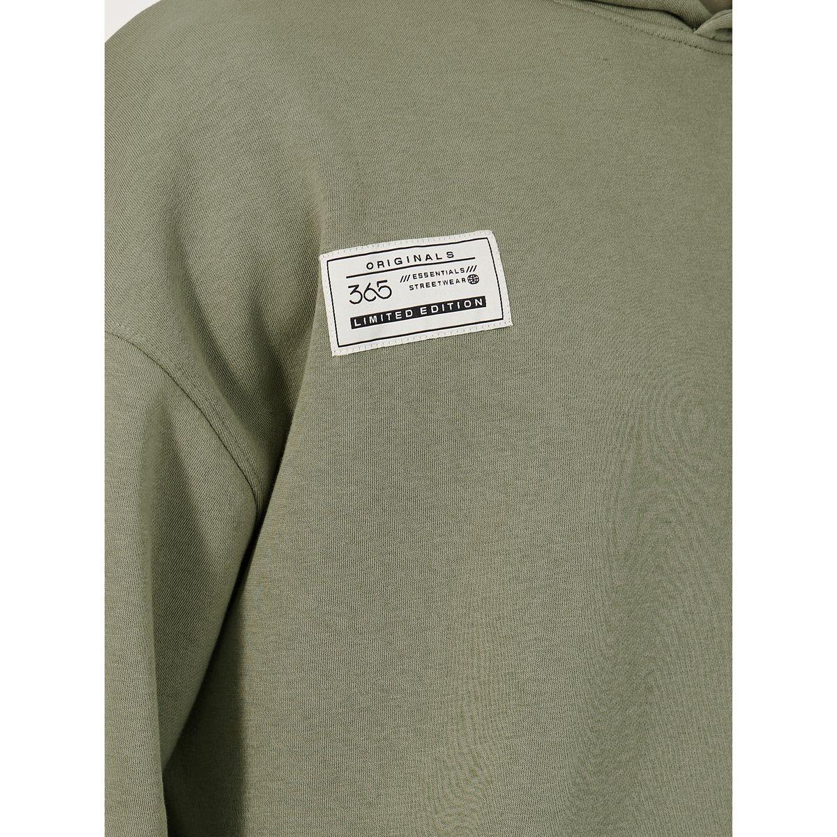 Styli Patch Detail Fleece Oversized Hoodie & Cuffed Joggers Co-Ords-men-clothing-coordsets-image-3