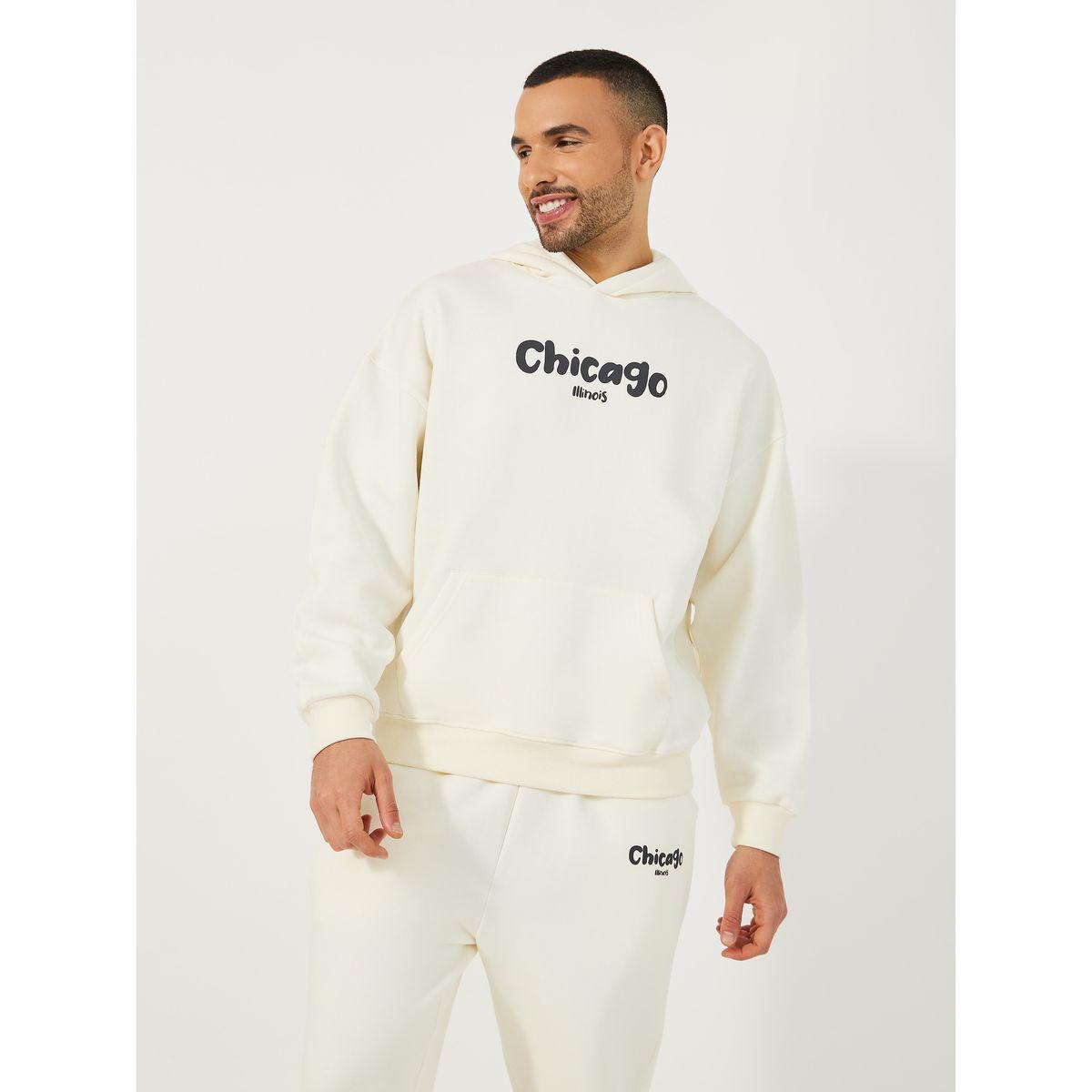 Styli Chicago Print Oversized Hoodie & Open Hem Joggers Co-Ords-men-clothing-coordsets-image-2