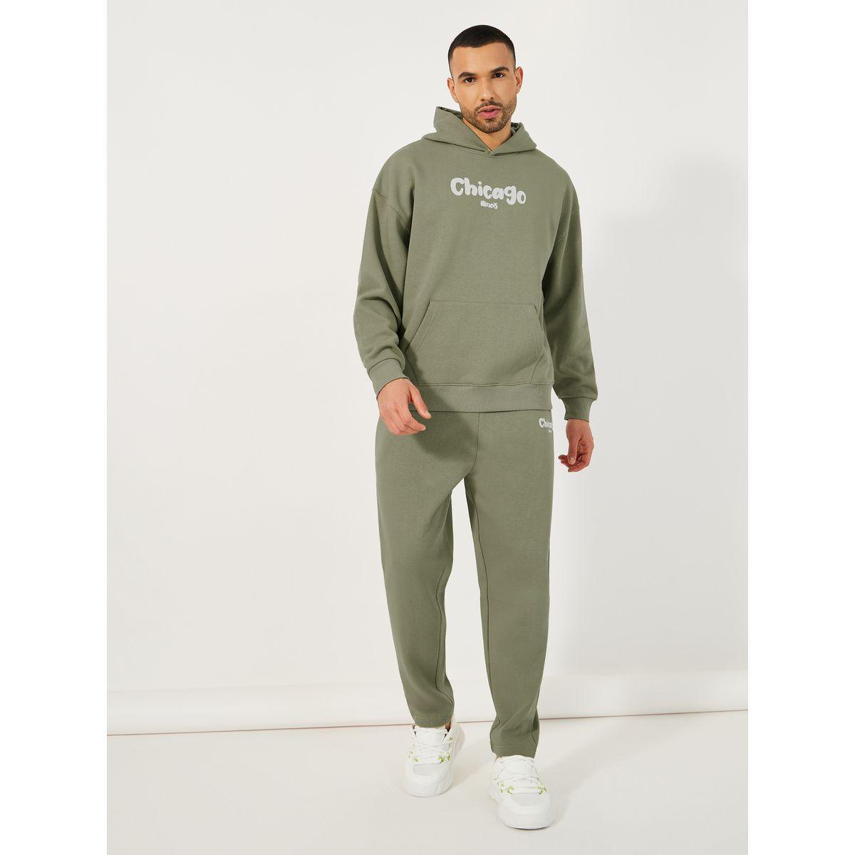 Styli Chicago Print Oversized Hoodie & Open Hem Joggers Co-Ords-men-clothing-coordsets-image-1