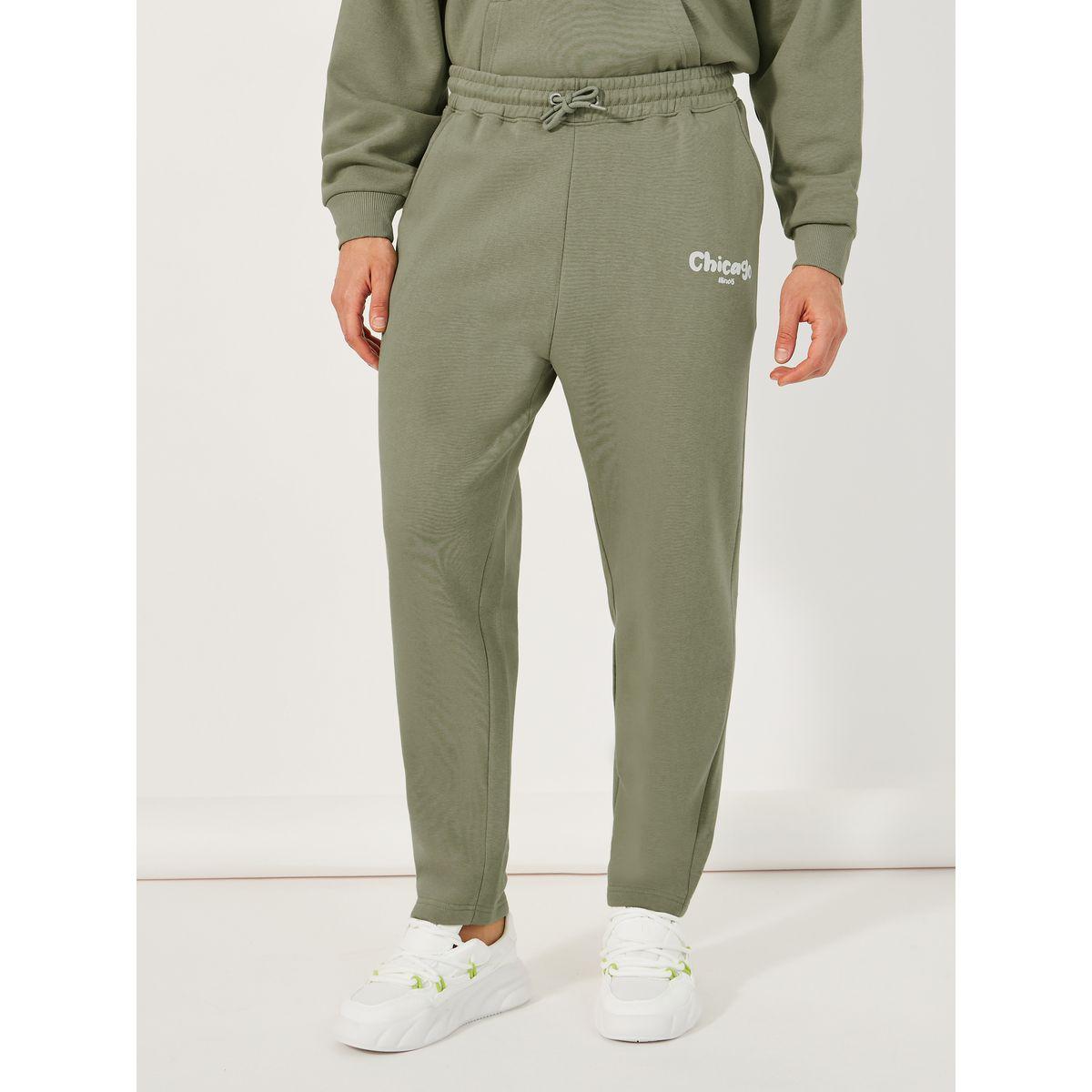 Styli Chicago Print Oversized Hoodie & Open Hem Joggers Co-Ords-men-clothing-coordsets-image-5