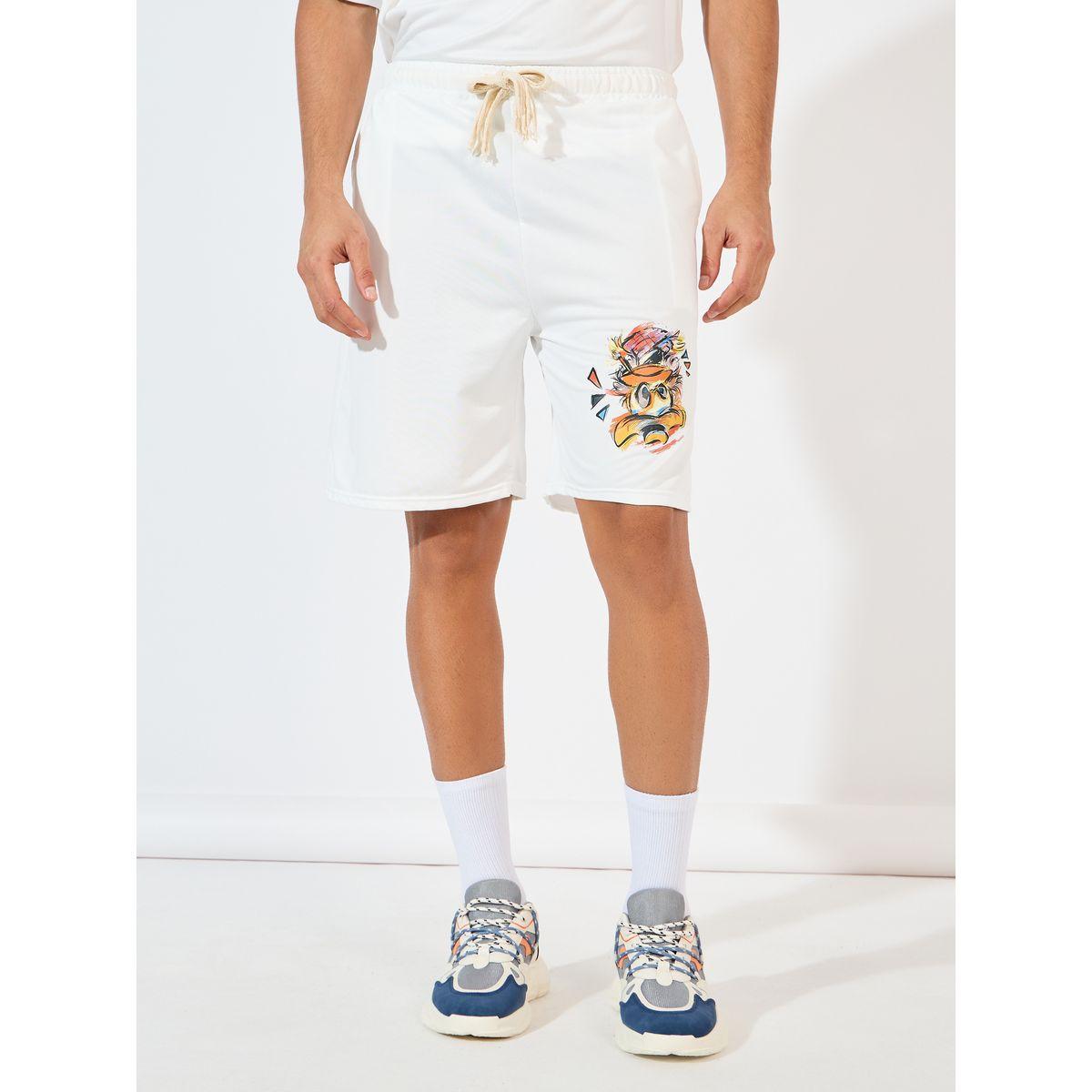 Styli Duck Print Oversized T-Shirt & Shorts Co-Ords-men-clothing-coordsets-image-5