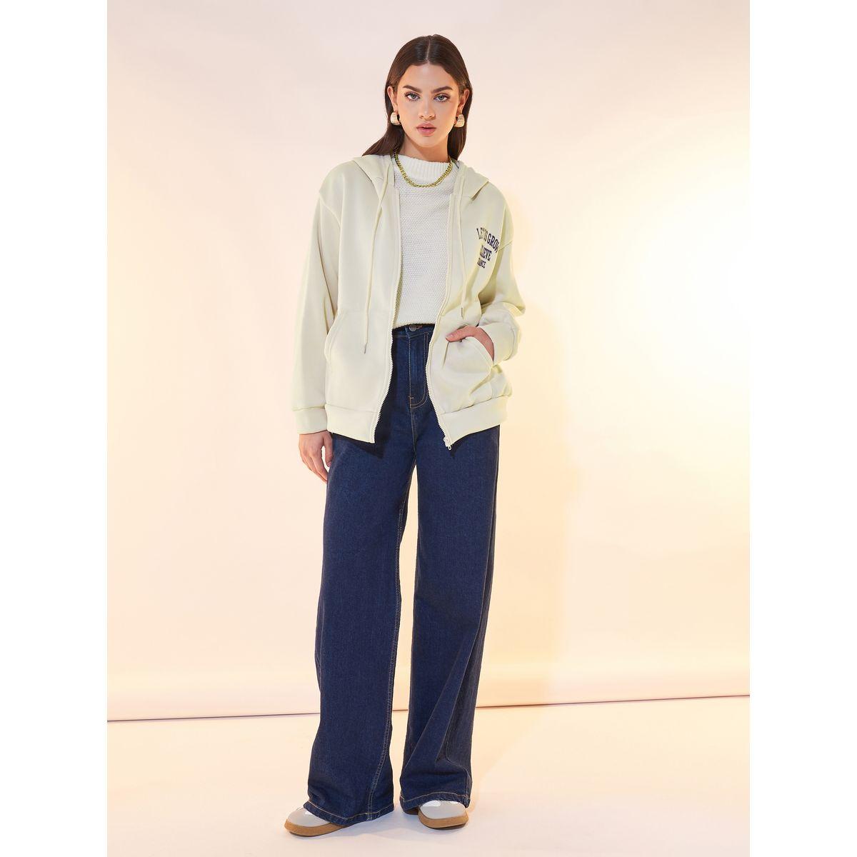 Styli Text Print Oversized Hooded Jacket-women-winterwear-coatsandjackets-jackets-image-3