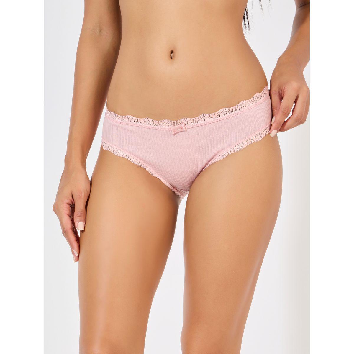 مجموعة من 4 سراويل داخلية بكيني بتفاصيل دانتيل-women-clothing-lingerie-panties-image-6