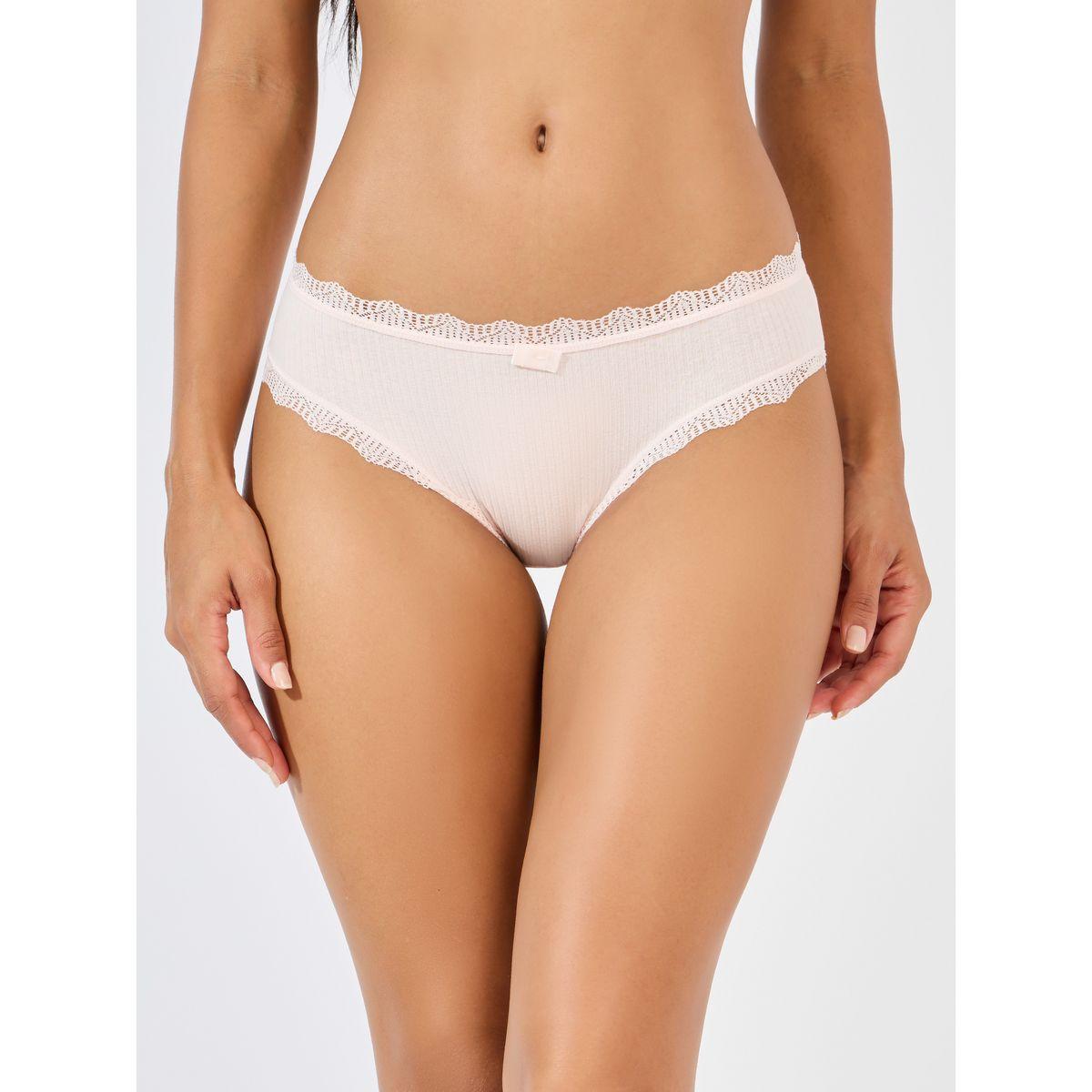 مجموعة من 4 سراويل داخلية بكيني بتفاصيل دانتيل-women-clothing-lingerie-panties-image-7