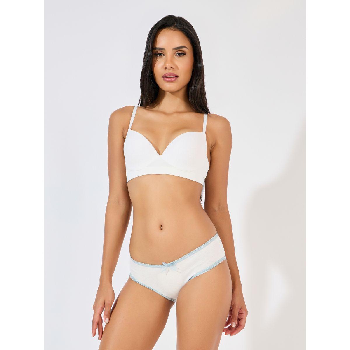 Styli Pack of 5 - Printed and Plain Cotton Short Brief-women-clothing-lingerie-panties-image-9