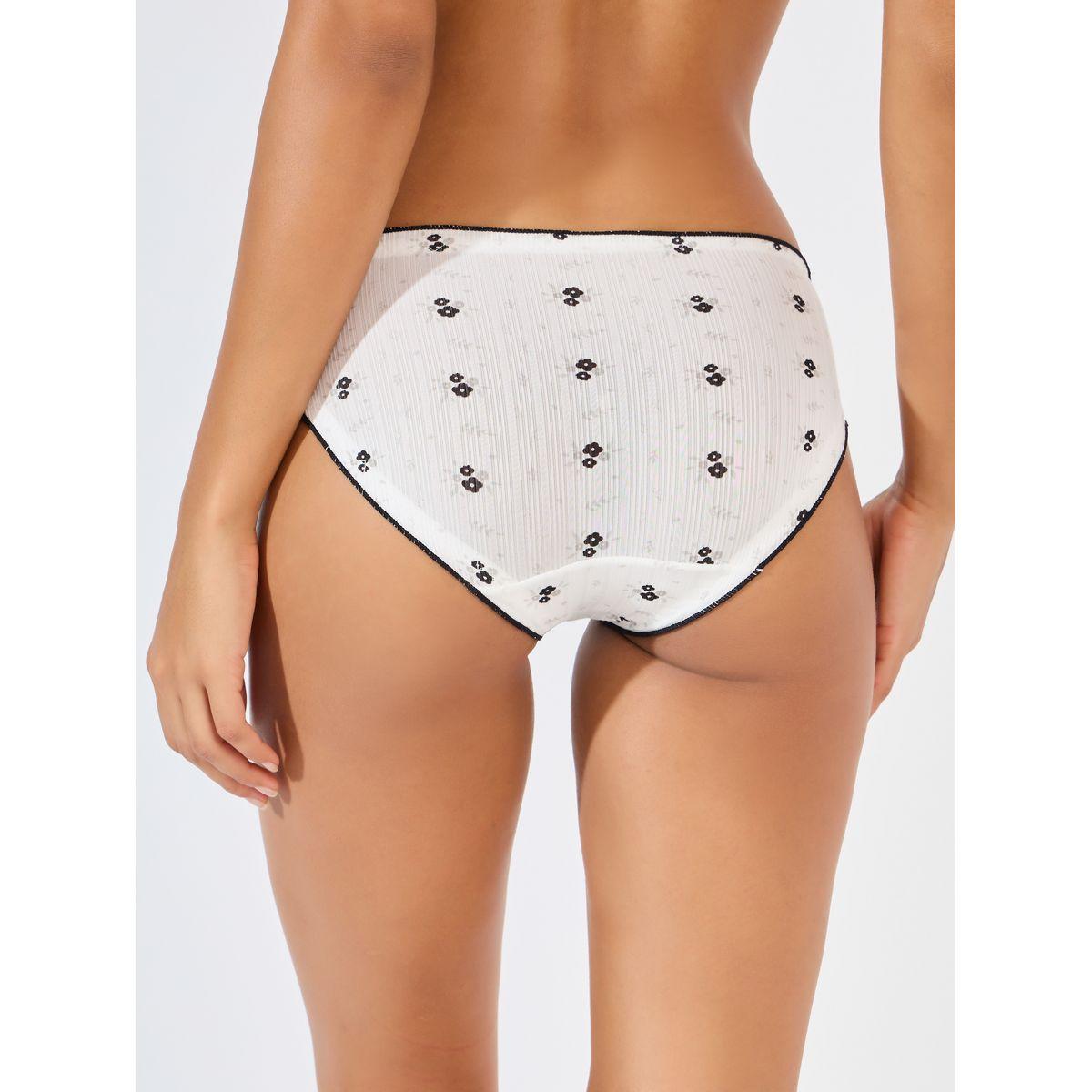 Styli Pack of 4 - Floral Print Cotton Bikini Brief-women-clothing-lingerie-panties-image-4