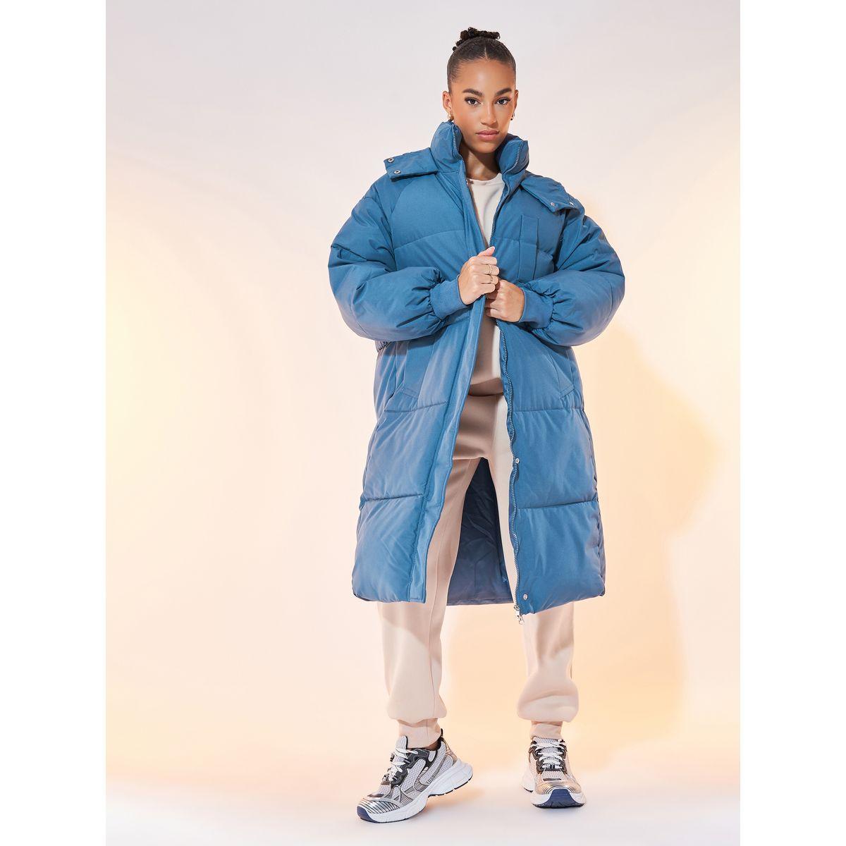Styli Quilted Long Sleeve Zipper Coat-women-clothing-coatsandjackets-coats-image-1