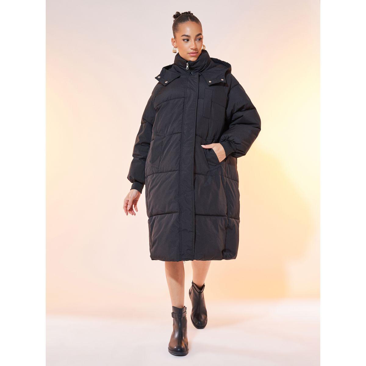 Styli Quilted Long Sleeve Zipper Coat-women-clothing-coatsandjackets-coats-image-2