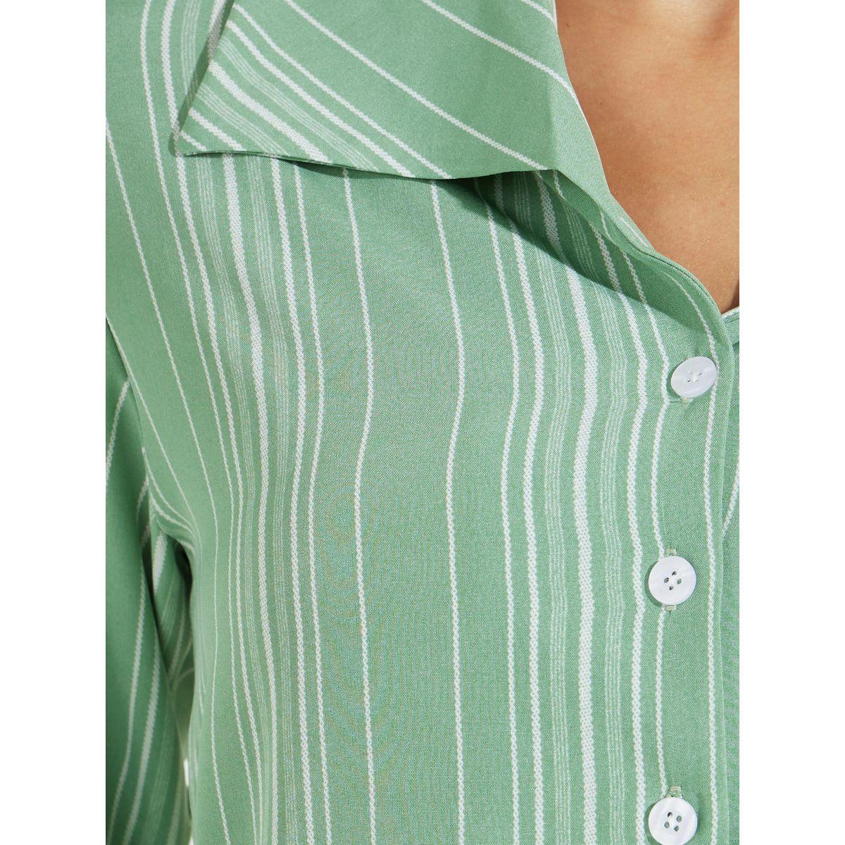 بلوزة مخططة بأكمام طويلة مع أزرار-women-clothing-shirtsandblouses-shirts-image-4