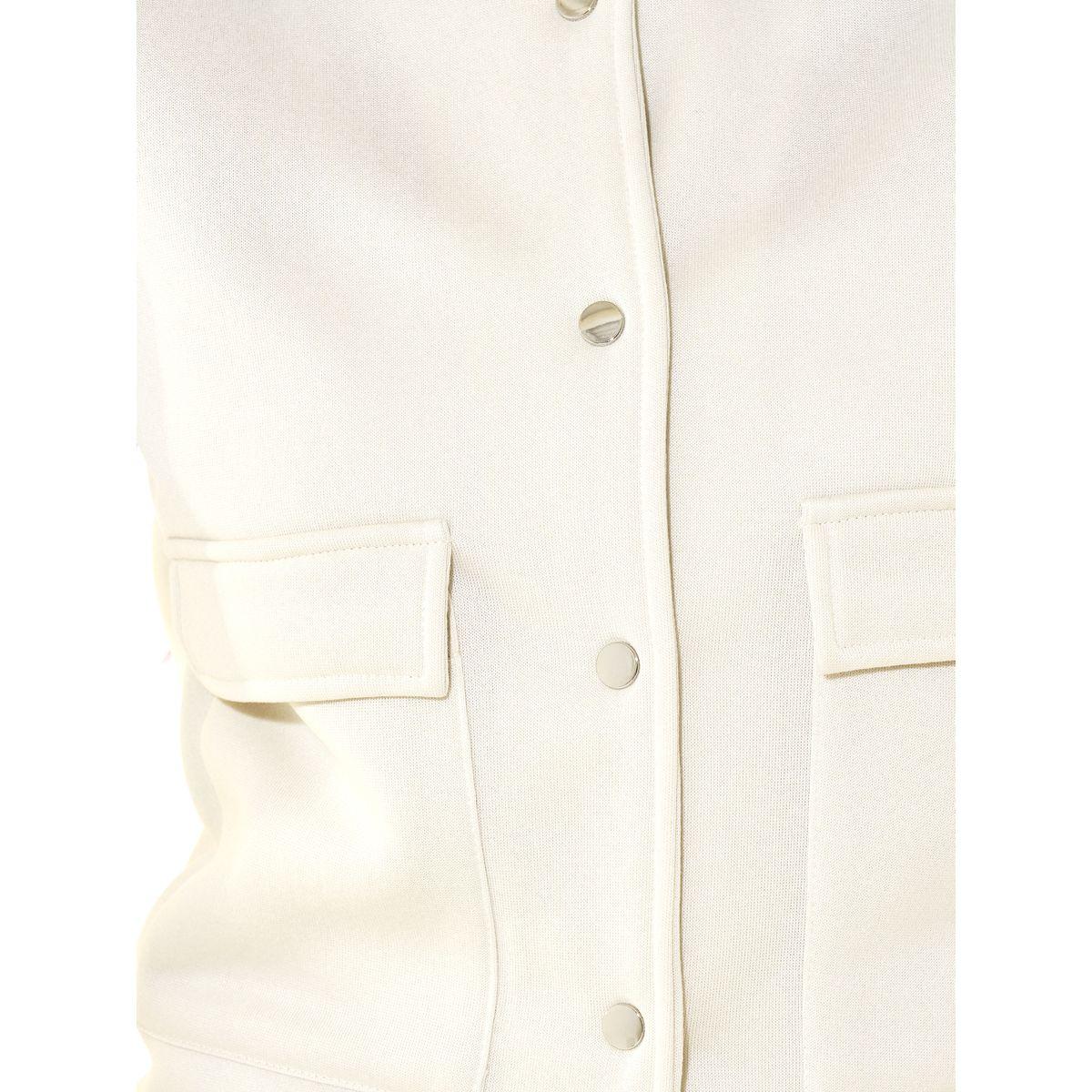 Styli Solid Pocket Detail Stand Collar Buttoned Bomber Jacket-women-winterwear-coatsandjackets-jackets-image-4