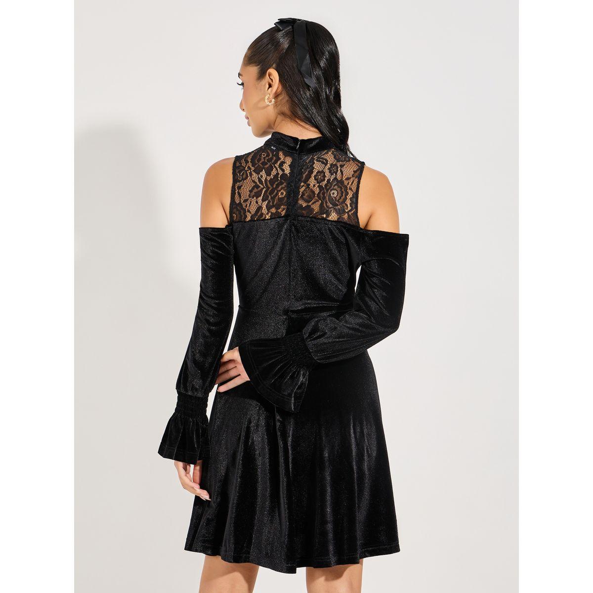 فستان قصير مخمل بأكتاف مكشوفة-women-clothing-dresses-image-4