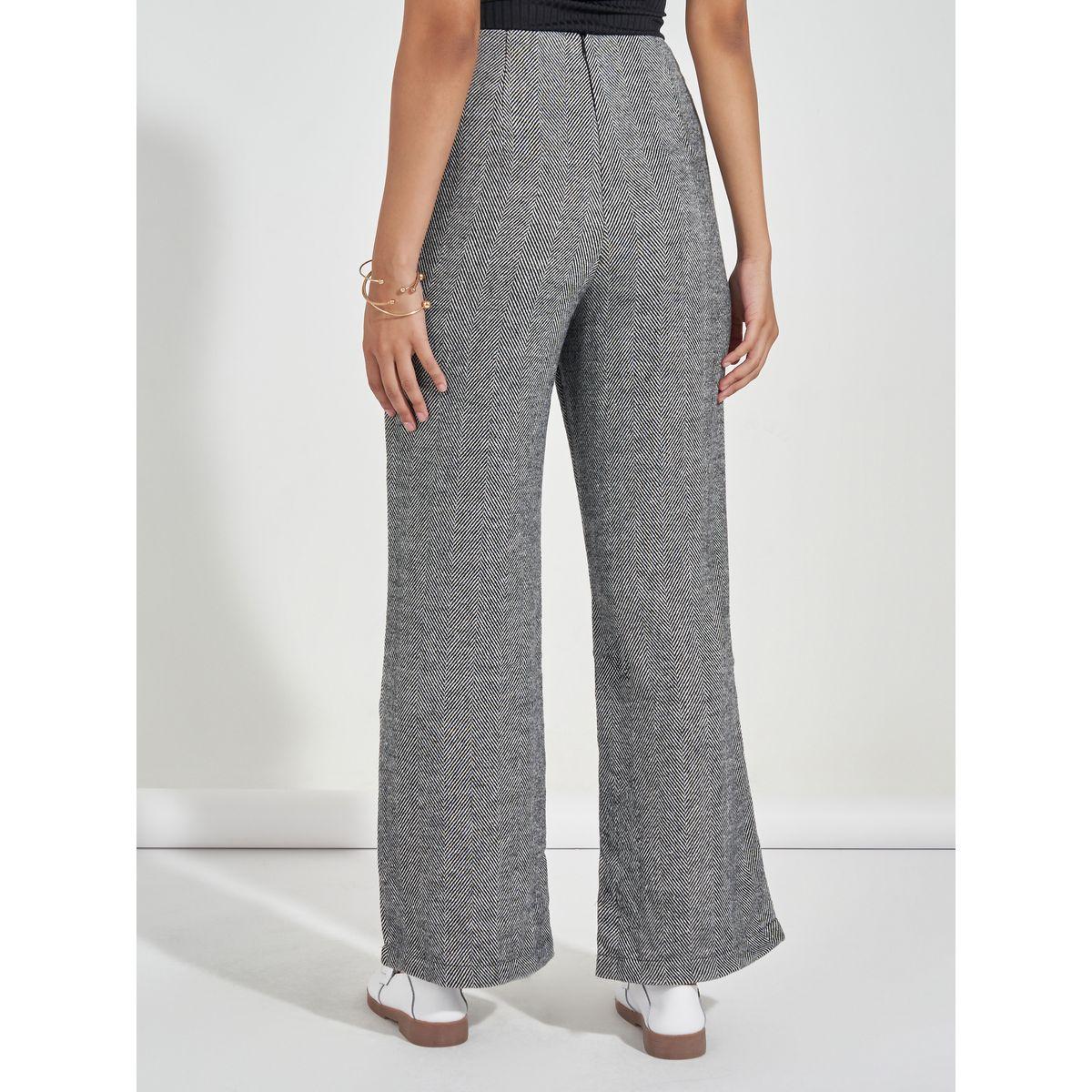 بنطال بأرجل واسعة مع أزرار-women-clothing-bottoms-trousers-image-4