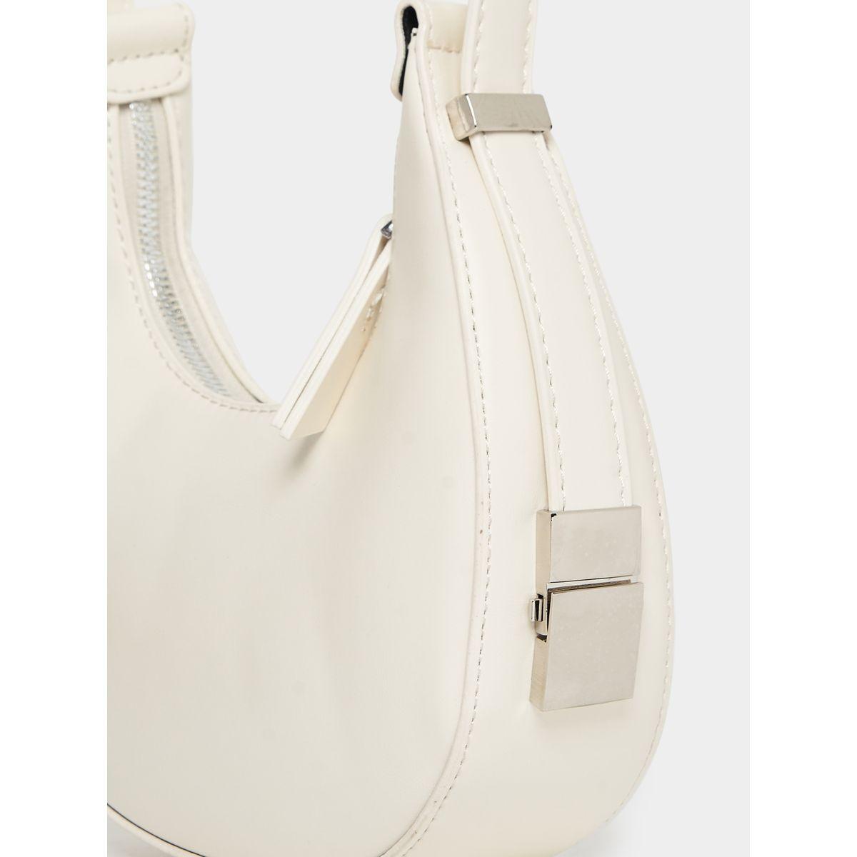 Styli Plain Handbag with Adjustable Strap-women-bagsandwallets-handbags-image-3
