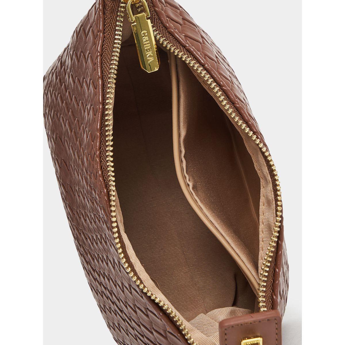 Styli Textured Baguette Bag-women-bagsandwallets-handbags-image-4