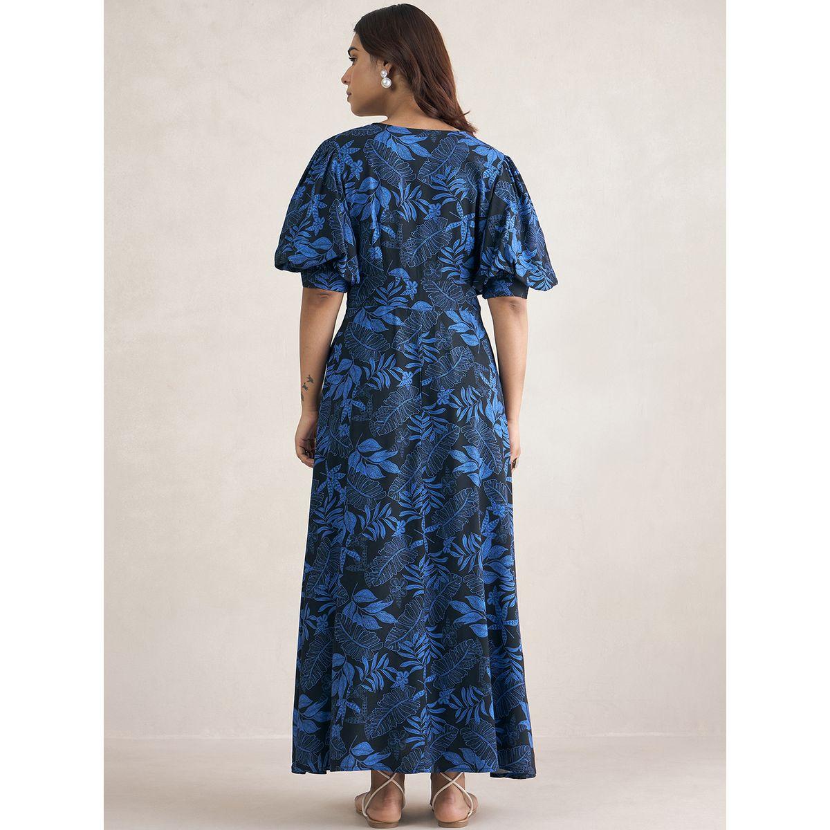 Femmella X Styli  Tropical Print Button Down Maxi Dress-women-clothing-dresses-image-5