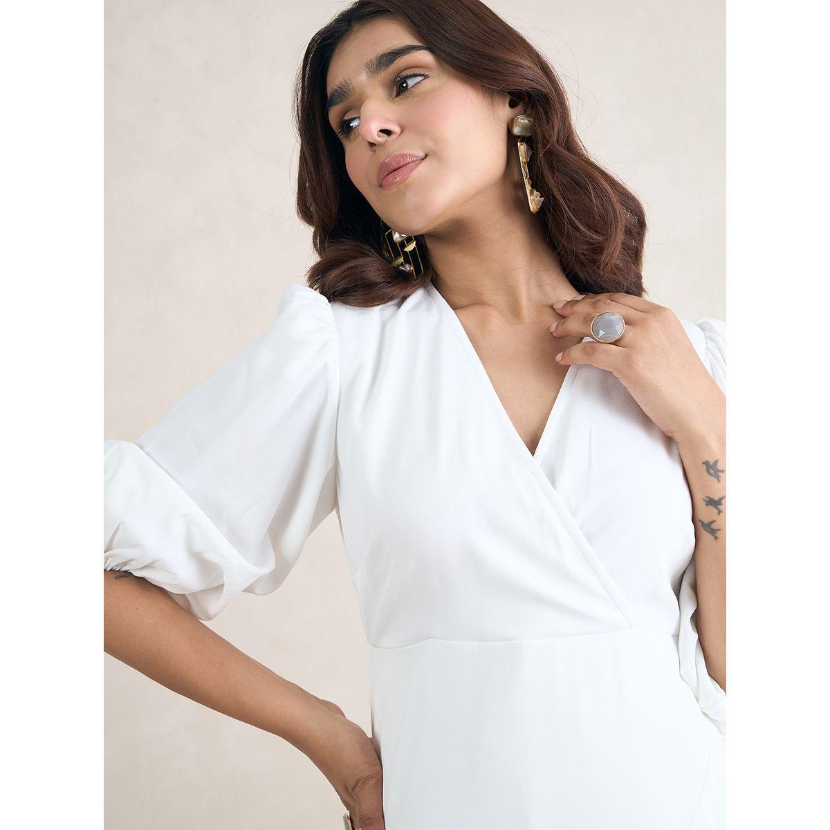 Femmella X Styli  Ruffled Edge Wrap Maxi Dress-women-clothing-dresses-image-4