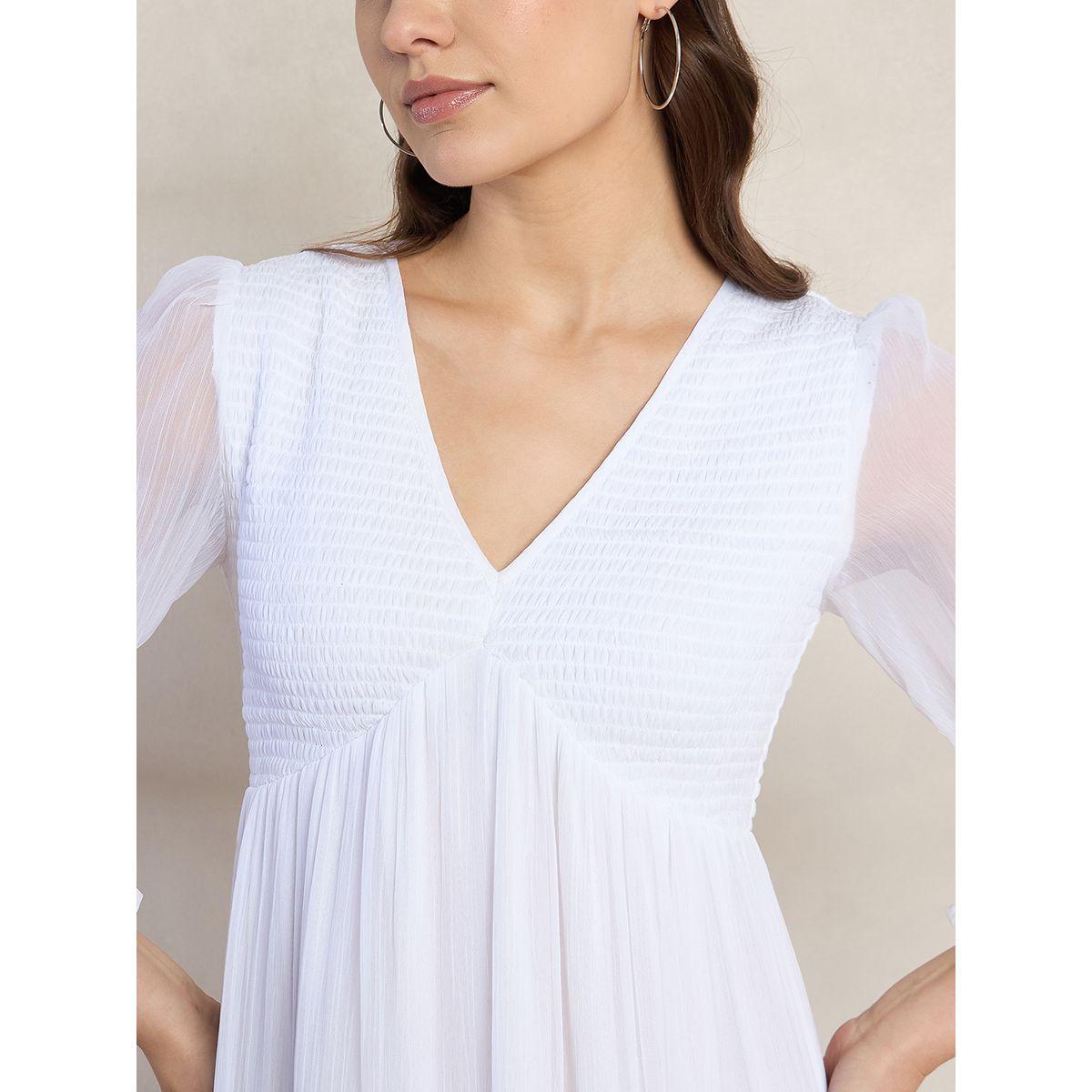 Femmella X Styli  Ruffled Smocking Tiered Maxi Dress-women-clothing-dresses-image-3