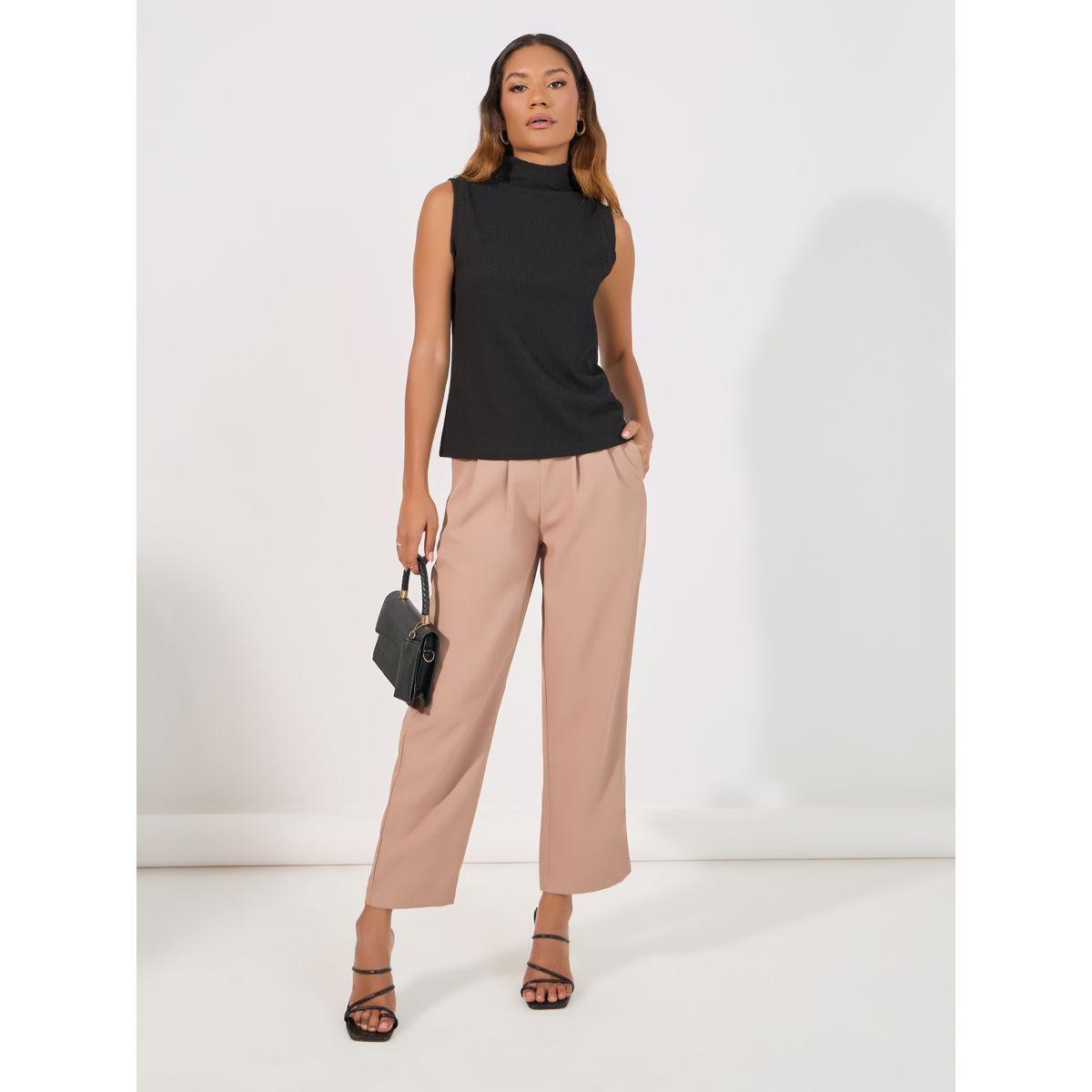 Styli Textured Knit Top with Turtle Neck-women-clothing-shirtsandblouses-blouses-image-2