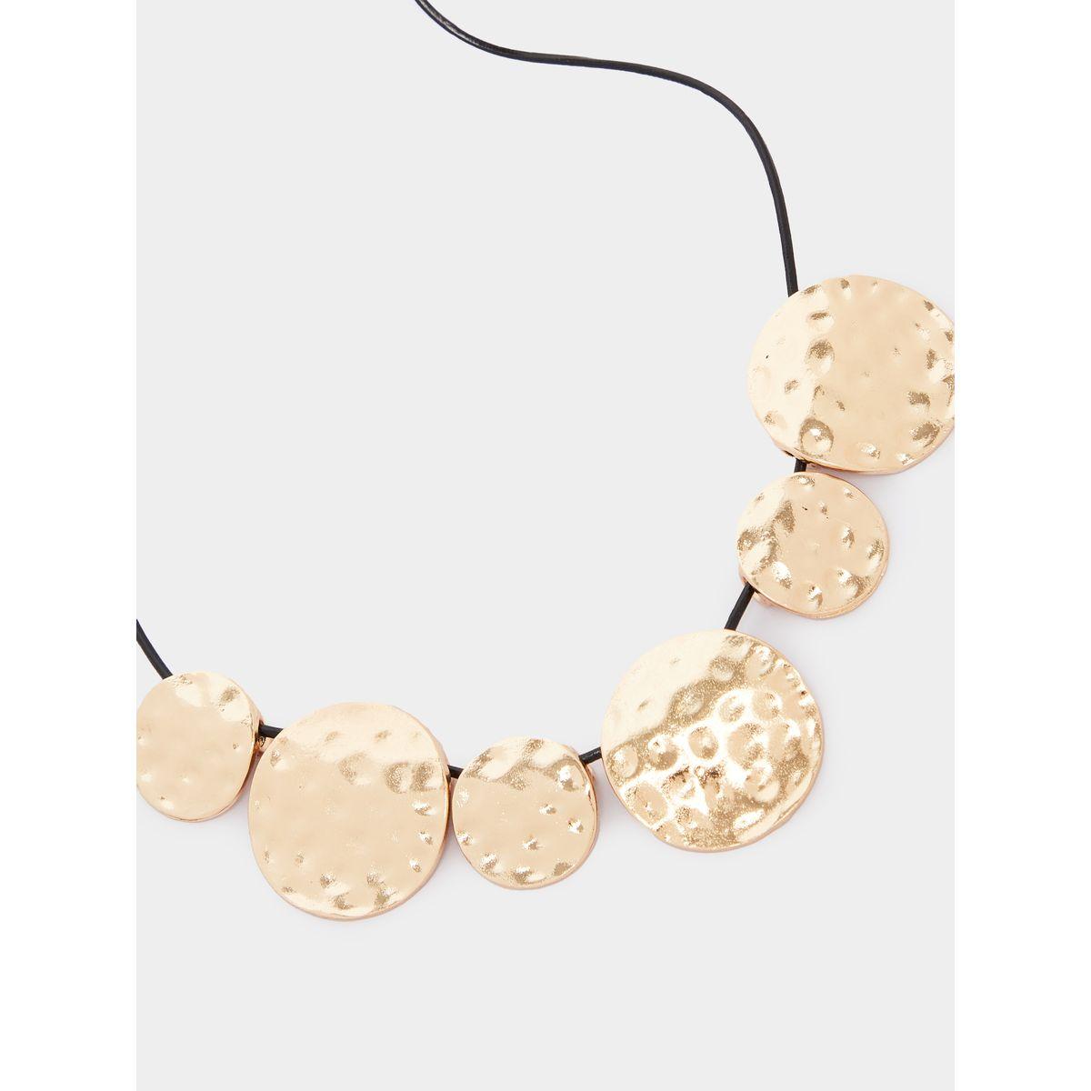 Styli Textured Metal Accent Necklace-women-watchesandjewellery-jewellery-necklacesandpendants-image-2