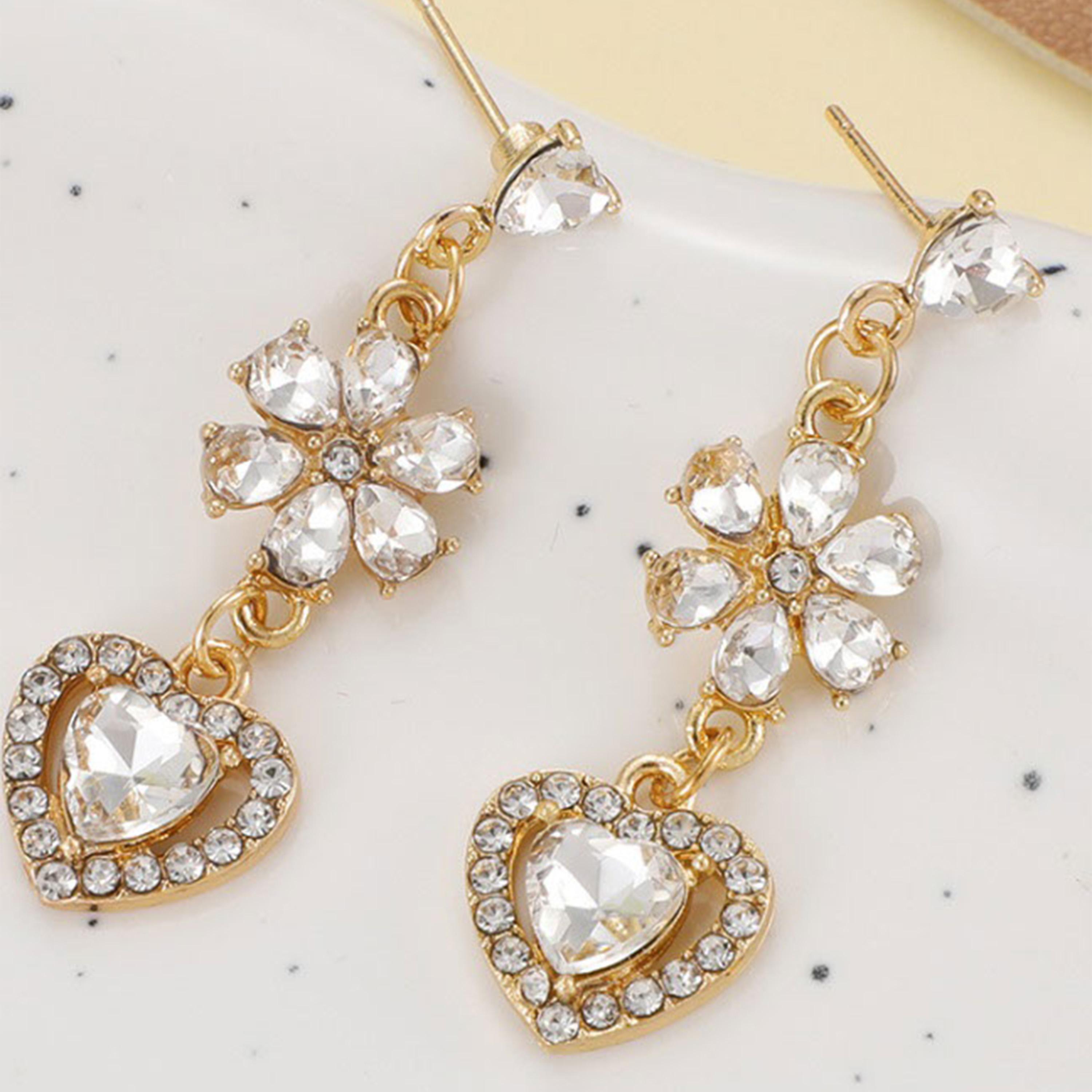 ستايلي - أقراط متدلية - قلب-women-watchesandjewellery-jewellery-earrings-image-1