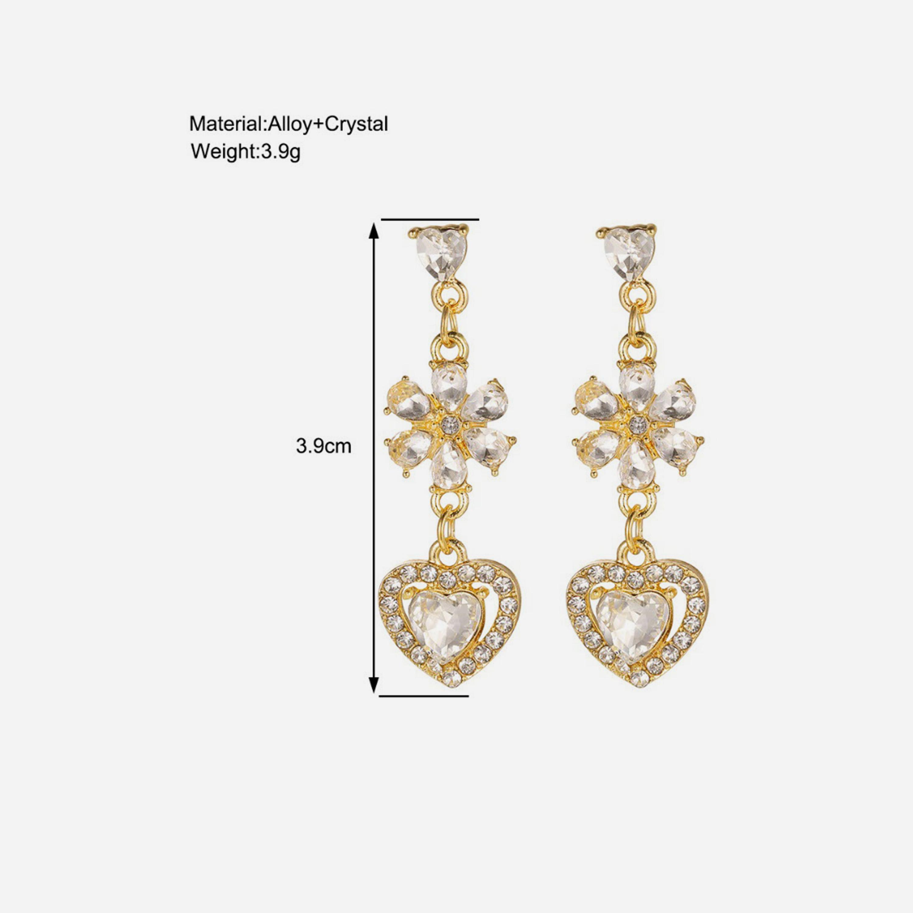 ستايلي - أقراط متدلية - قلب-women-watchesandjewellery-jewellery-earrings-image-2