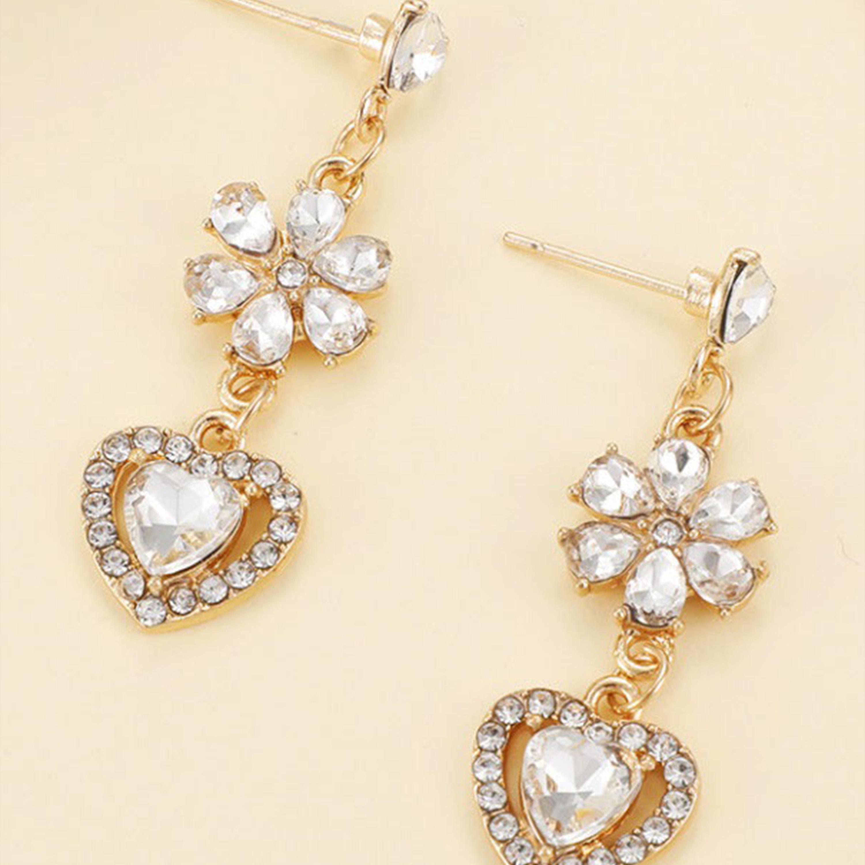 ستايلي - أقراط متدلية - قلب-women-watchesandjewellery-jewellery-earrings-image-3